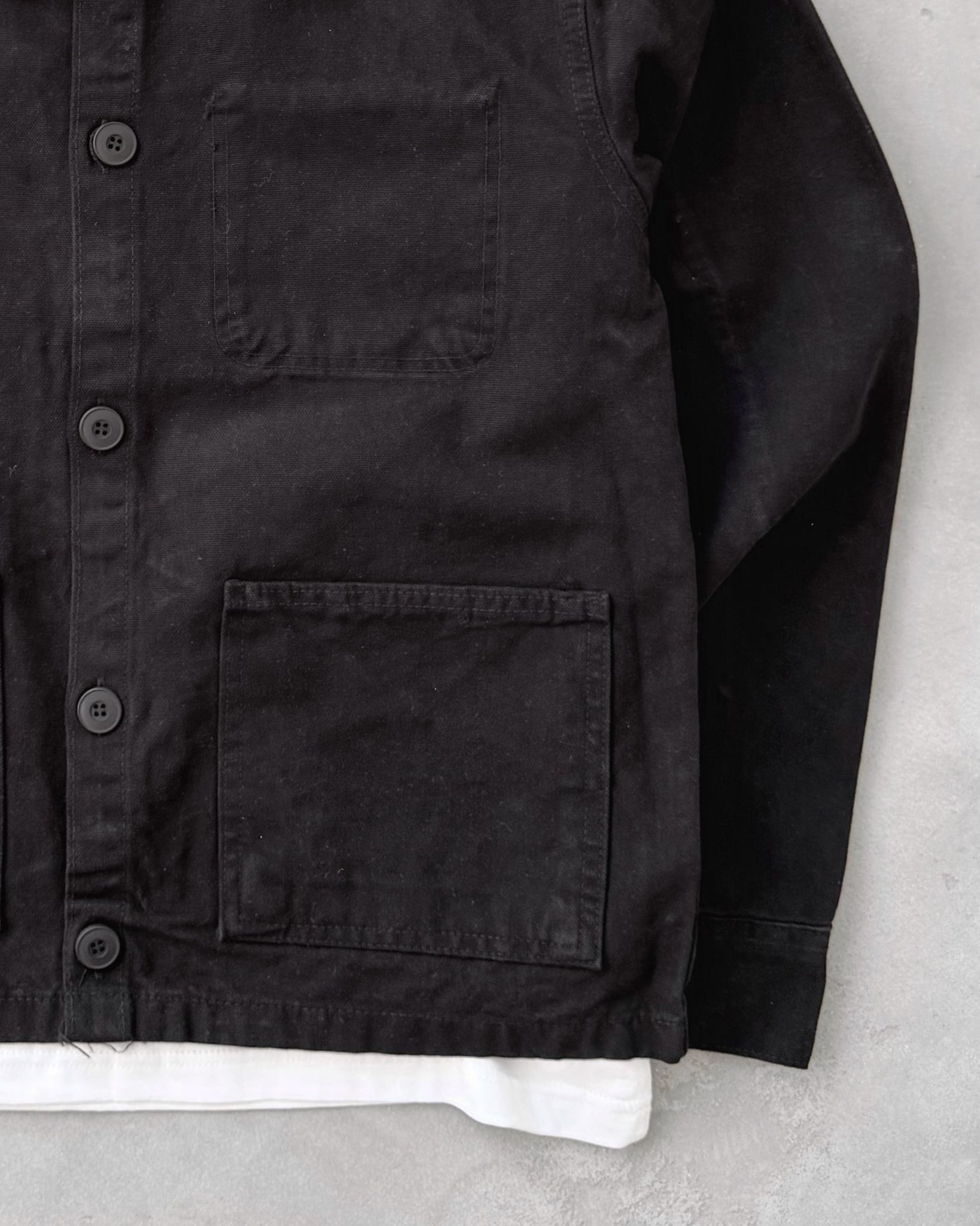 Denim Ceket G2104 - Siyah