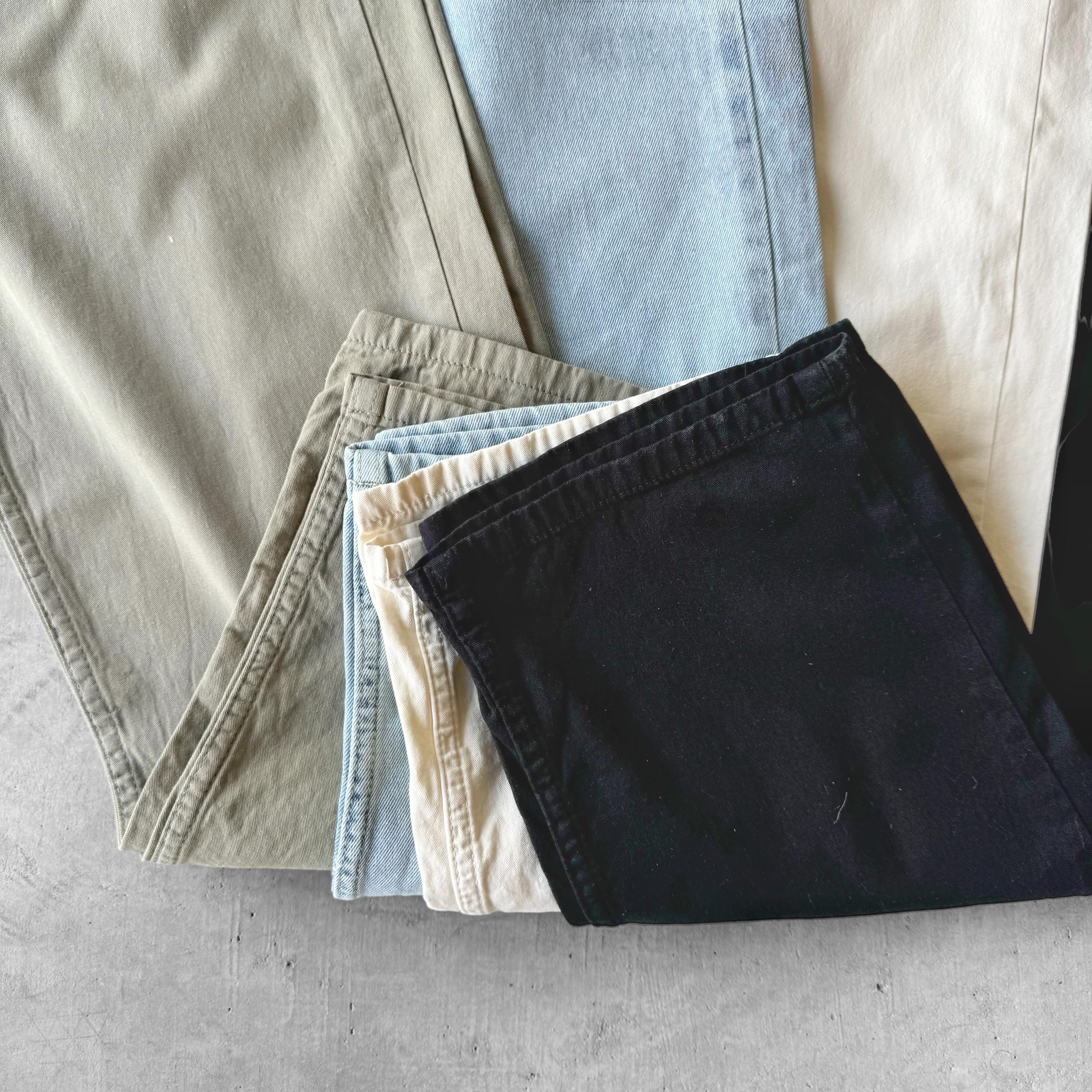 Beli Bağacıklı Baggy Gabardin Pantolon