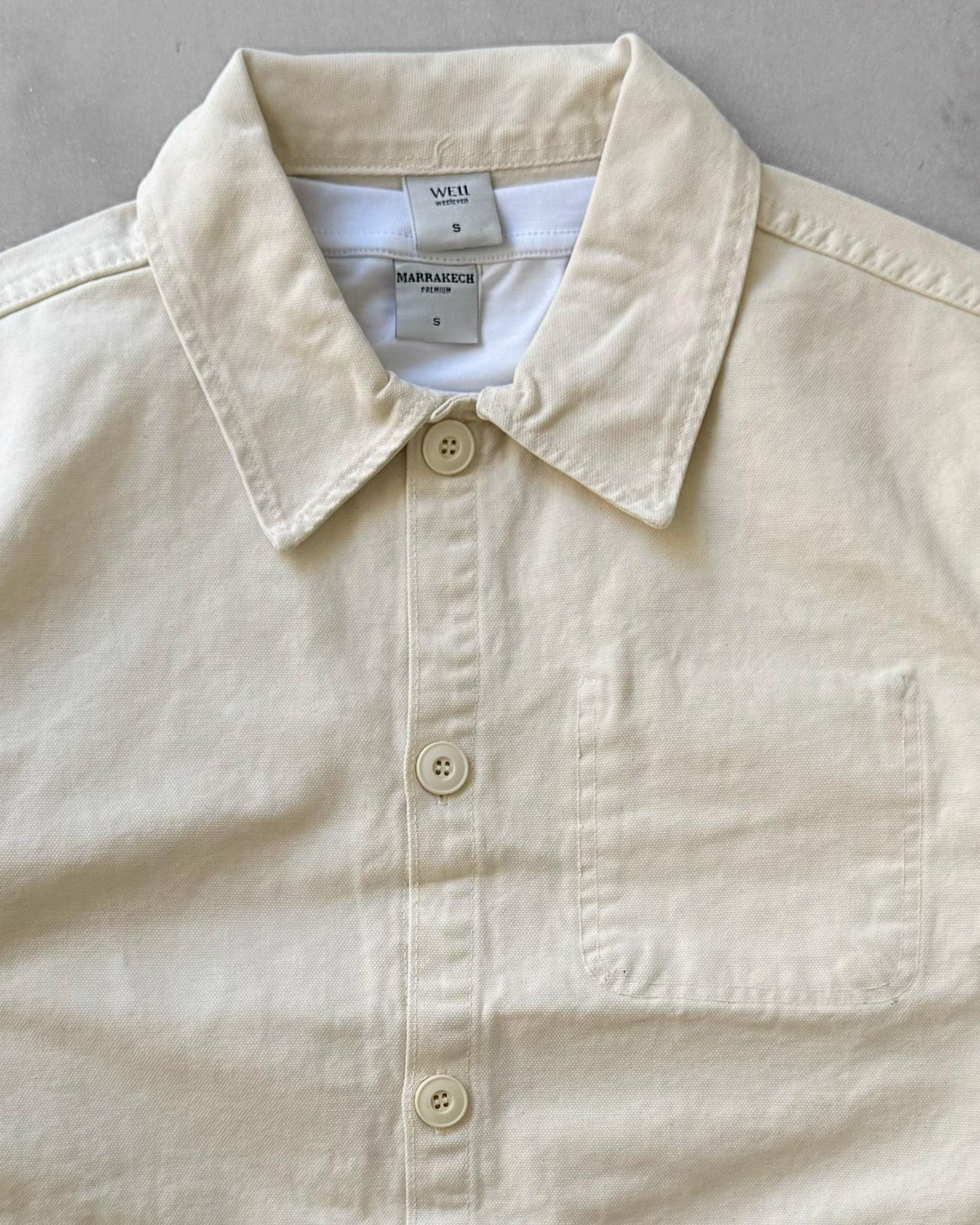 Denim Ceket G2104 - Bej