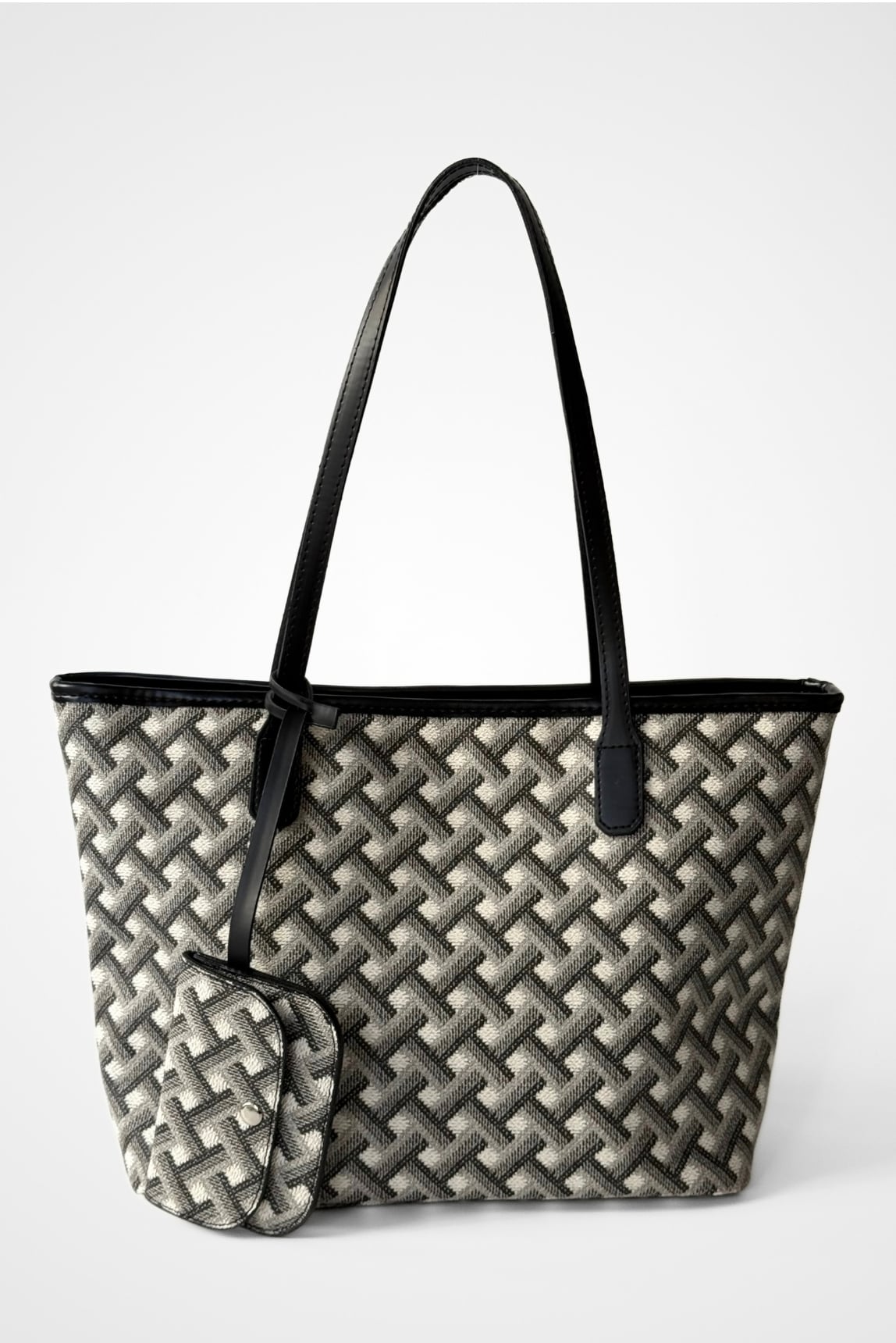 Desenli Shopper Tote Çanta
