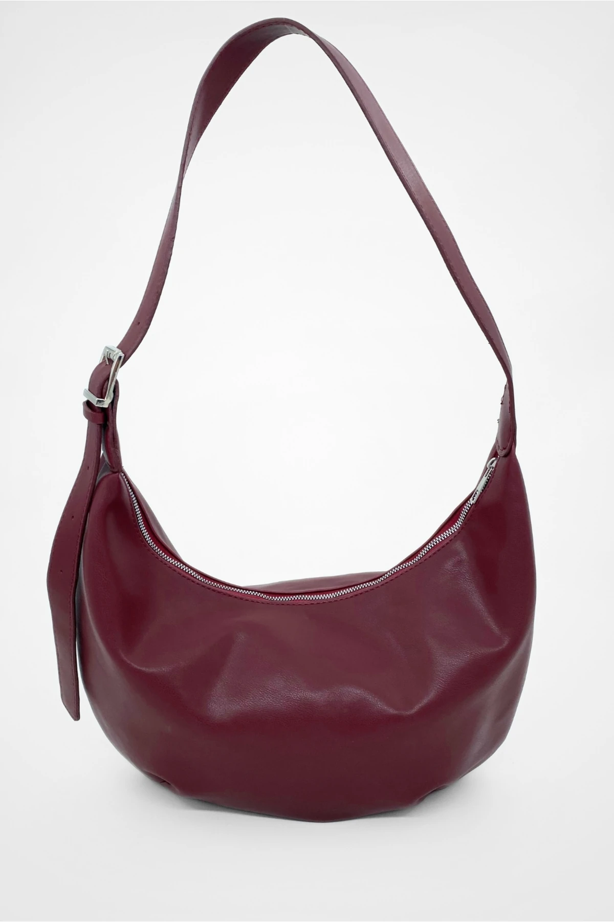 Hope Uzun Askı Detaylı Omuz Çantası - bordo
