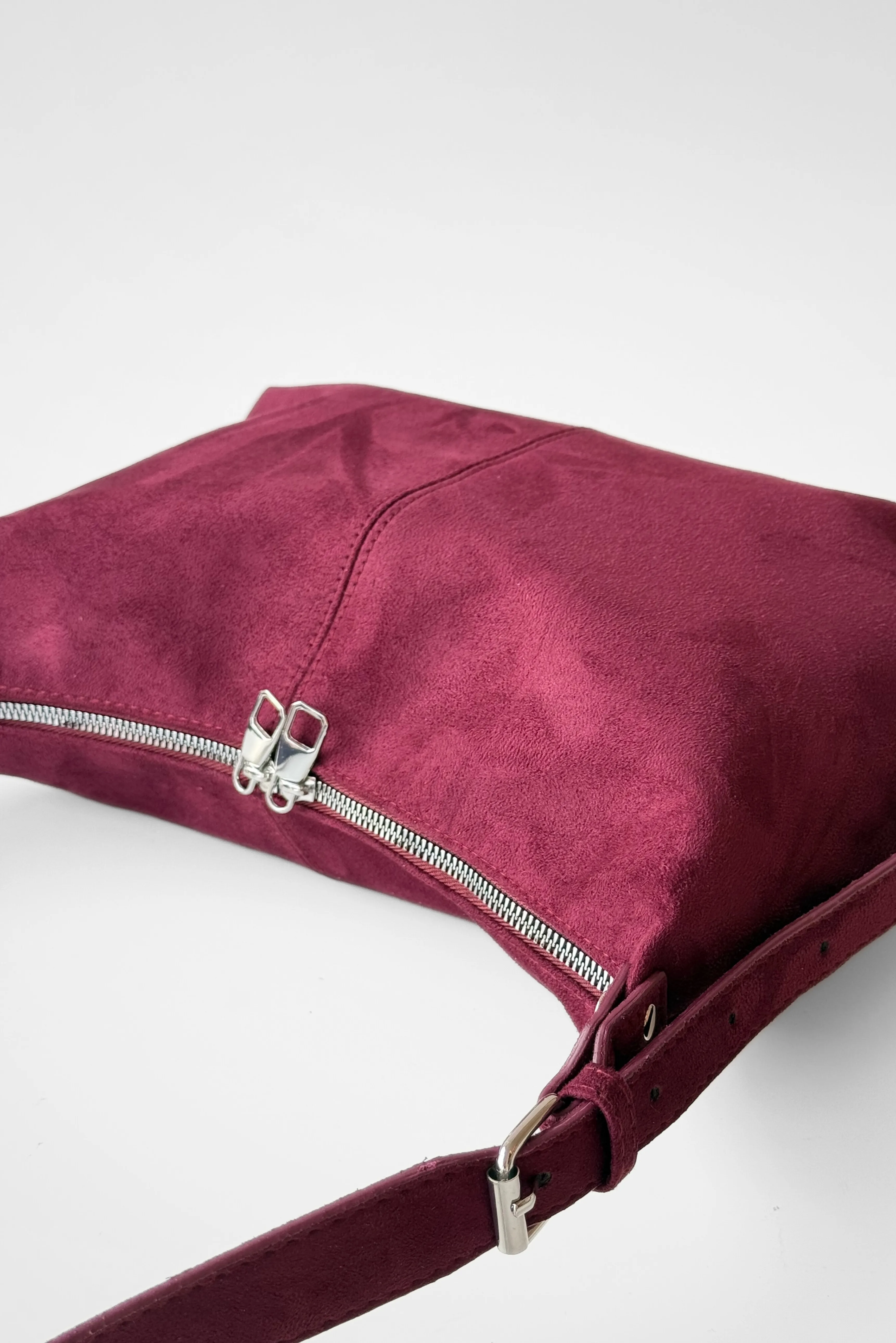 Süet Cushy Çapraz Omuz Çantası