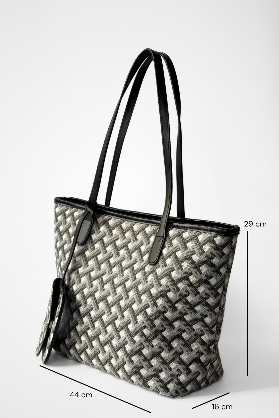 Desenli Shopper Tote Çanta