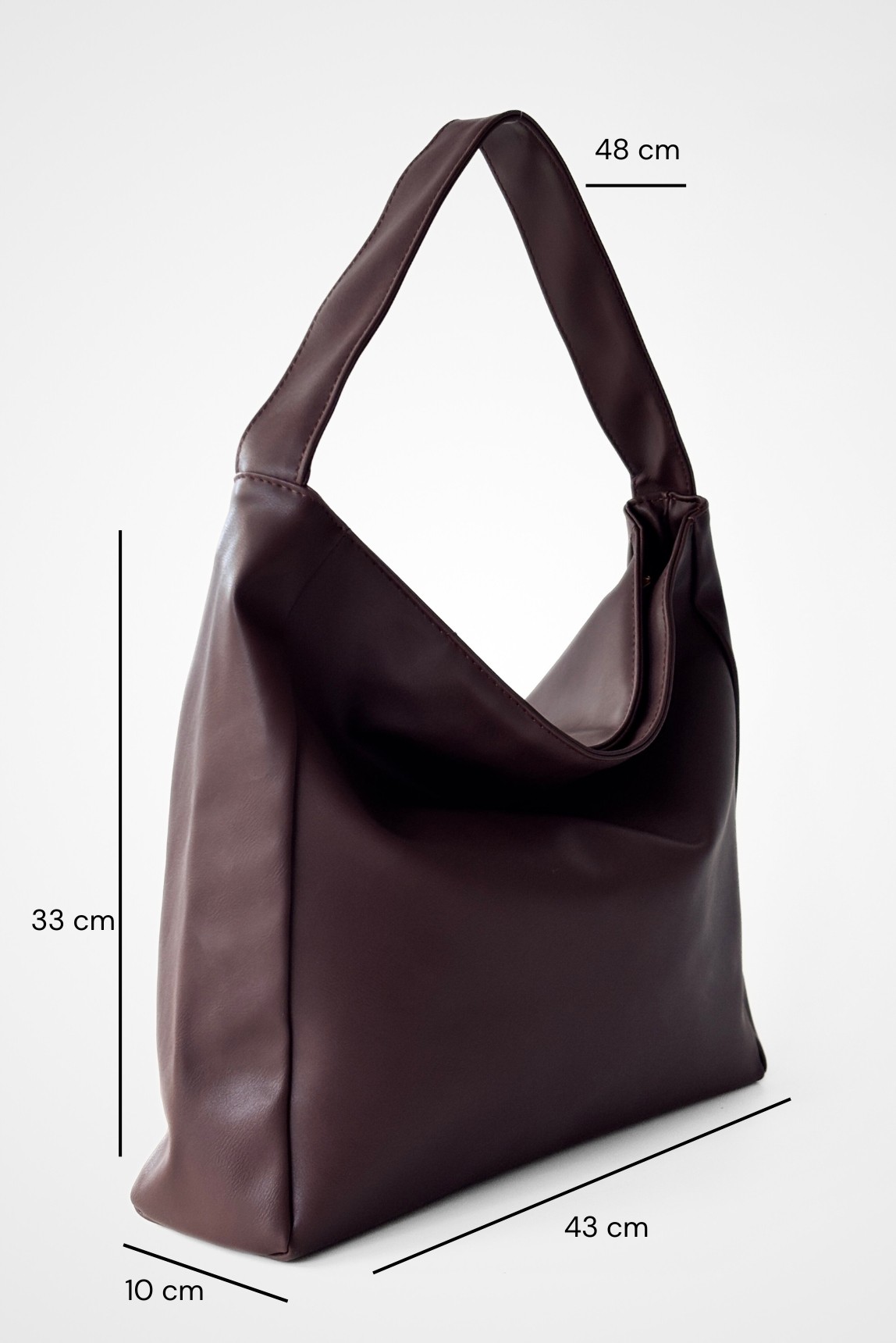 Creme Salaş Görünümlü Shopper Çanta