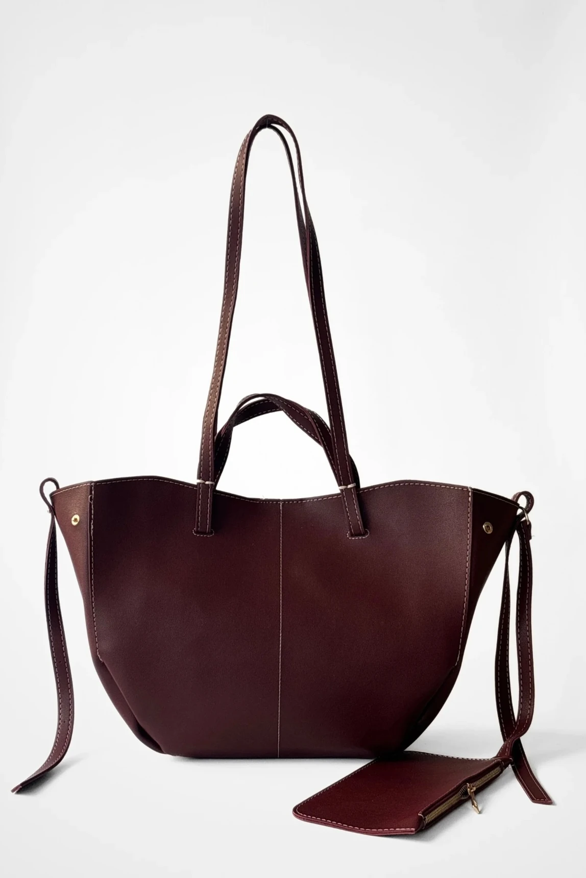 Avenue Omuz Çantası - bordo