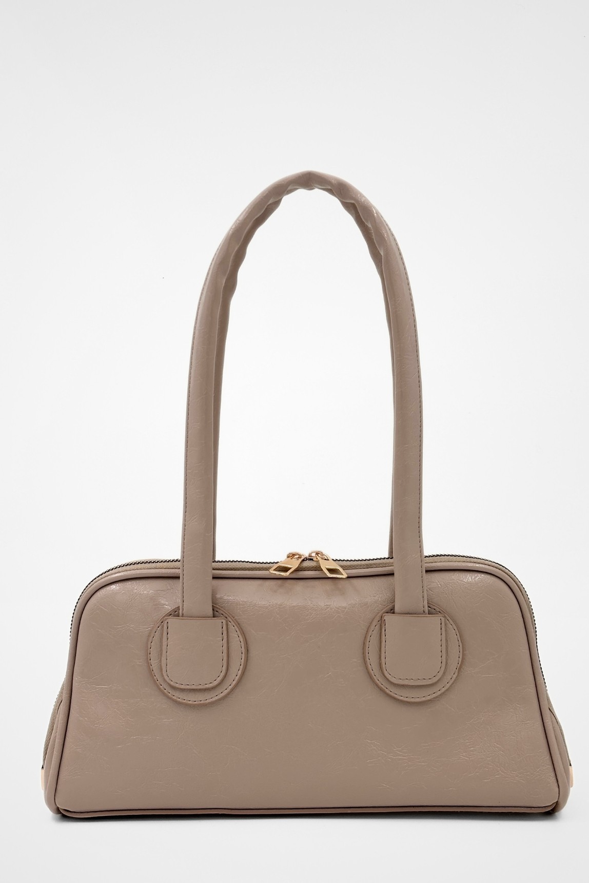 Amelie Vintage Model Omuz Çantası - vizon