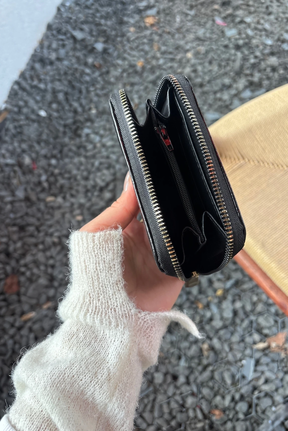 Krokodil Desenli Suni Deri Cüzdan