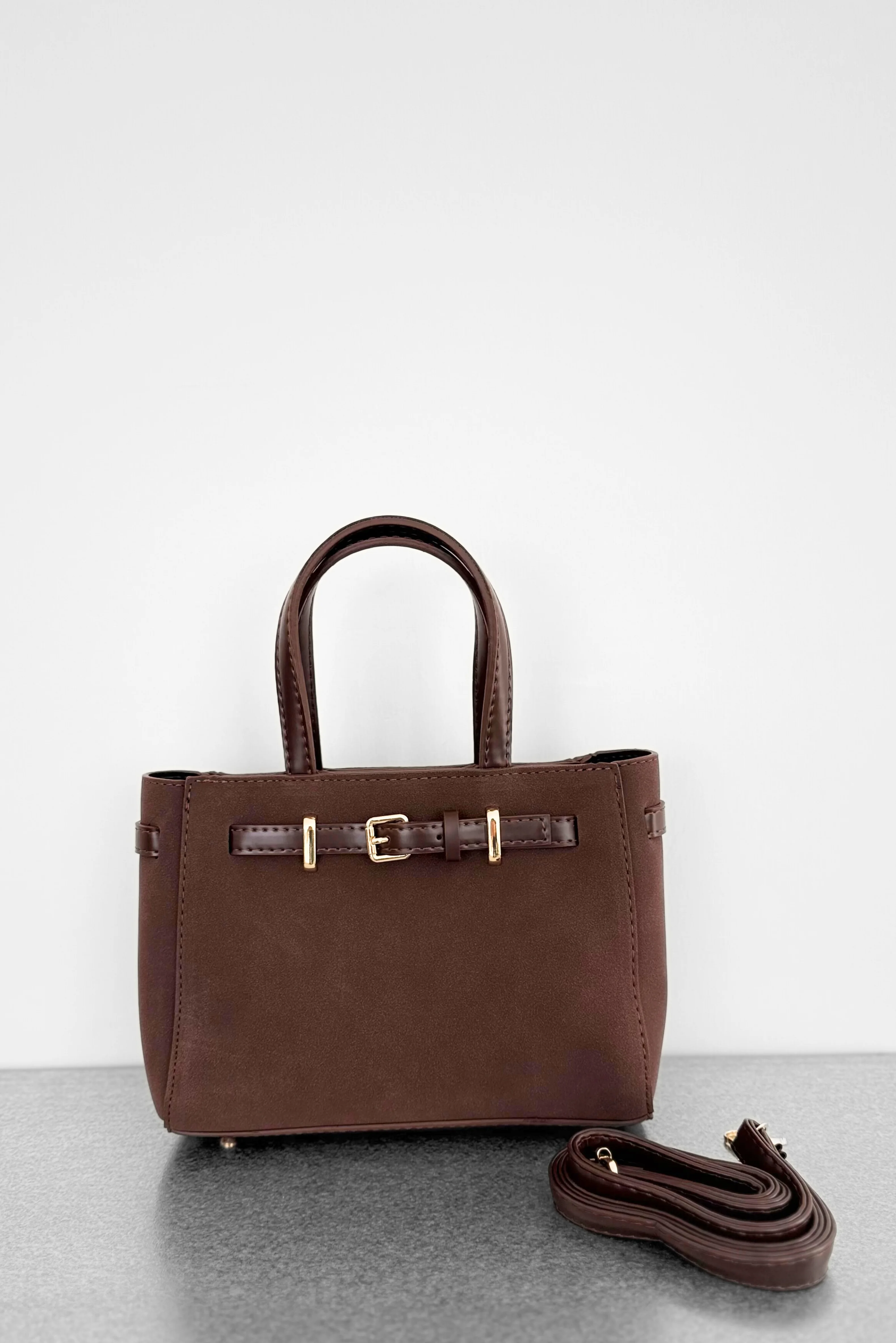 Mira Süet Çapraz Kullanımlı El ve Omuz Çantası