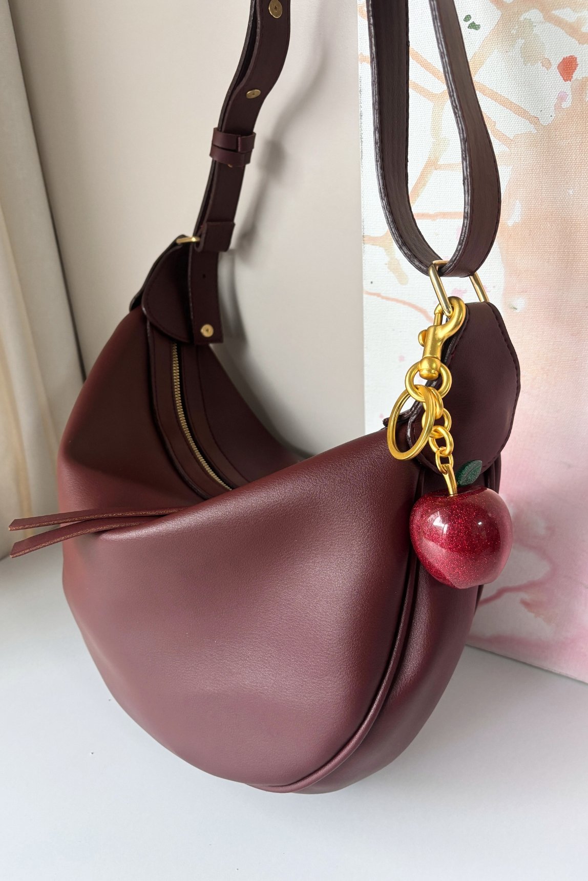 Elma Taşlı Charm ve Anahtarlık
