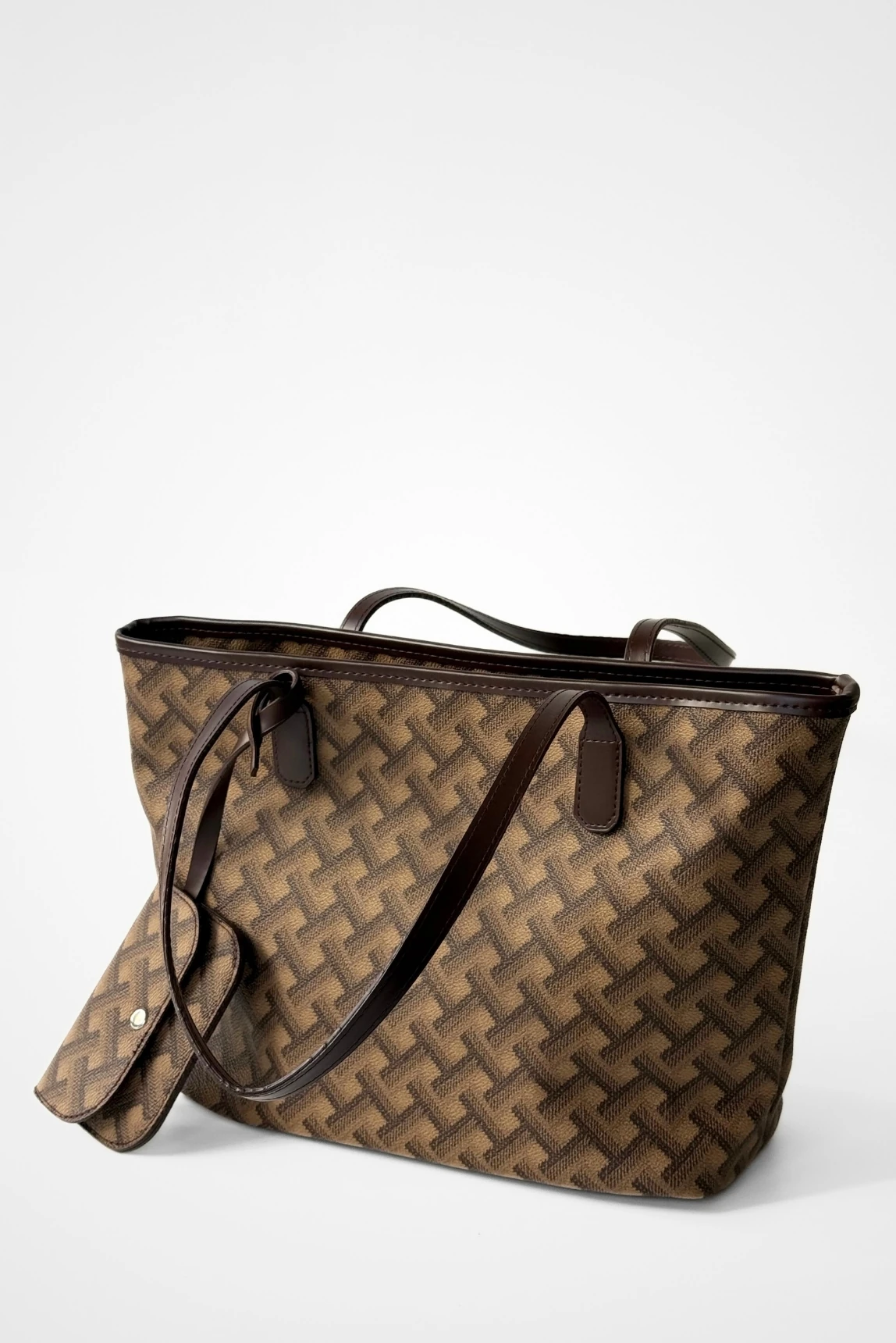 Desenli Shopper Tote Çanta