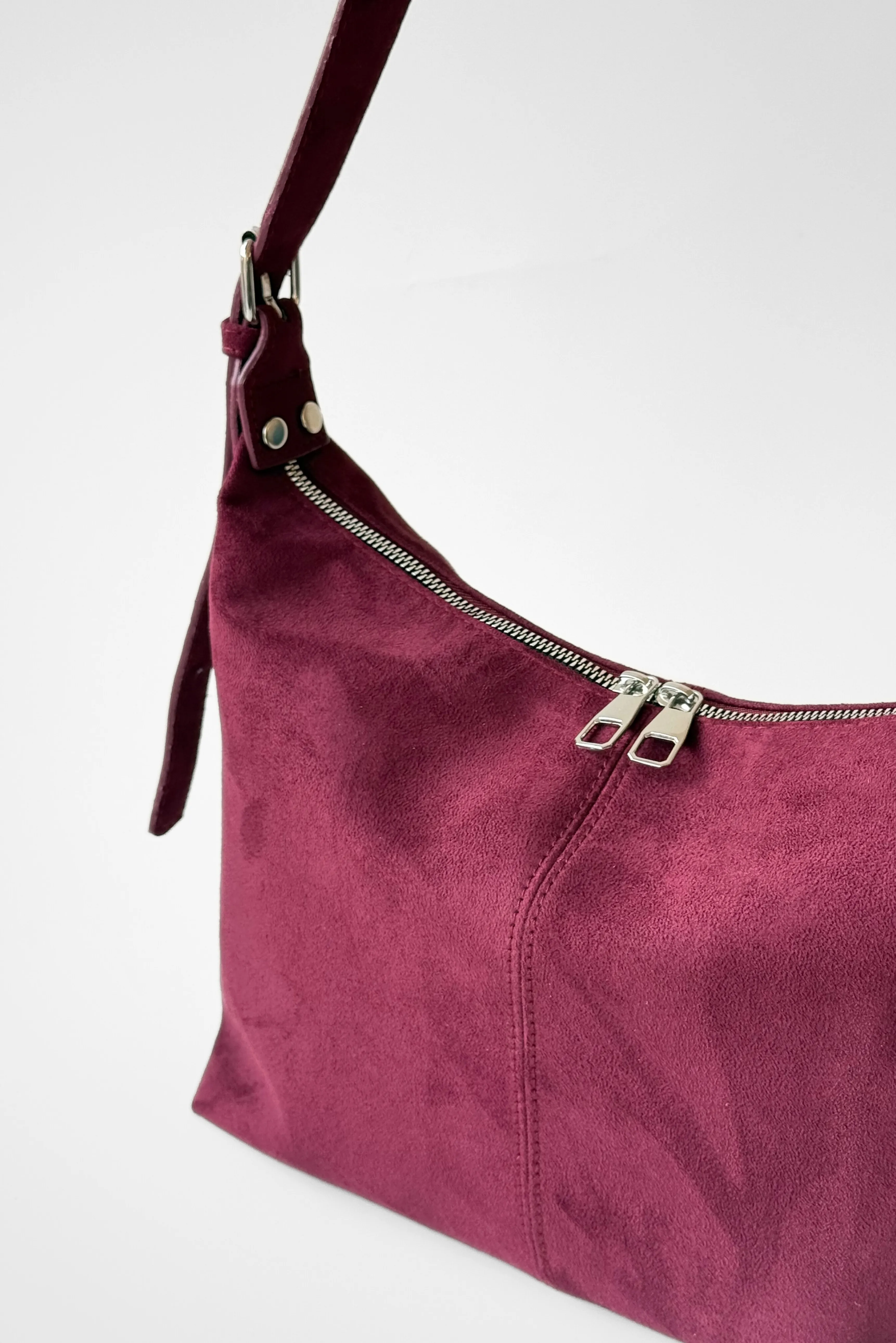 Süet Cushy Çapraz Omuz Çantası