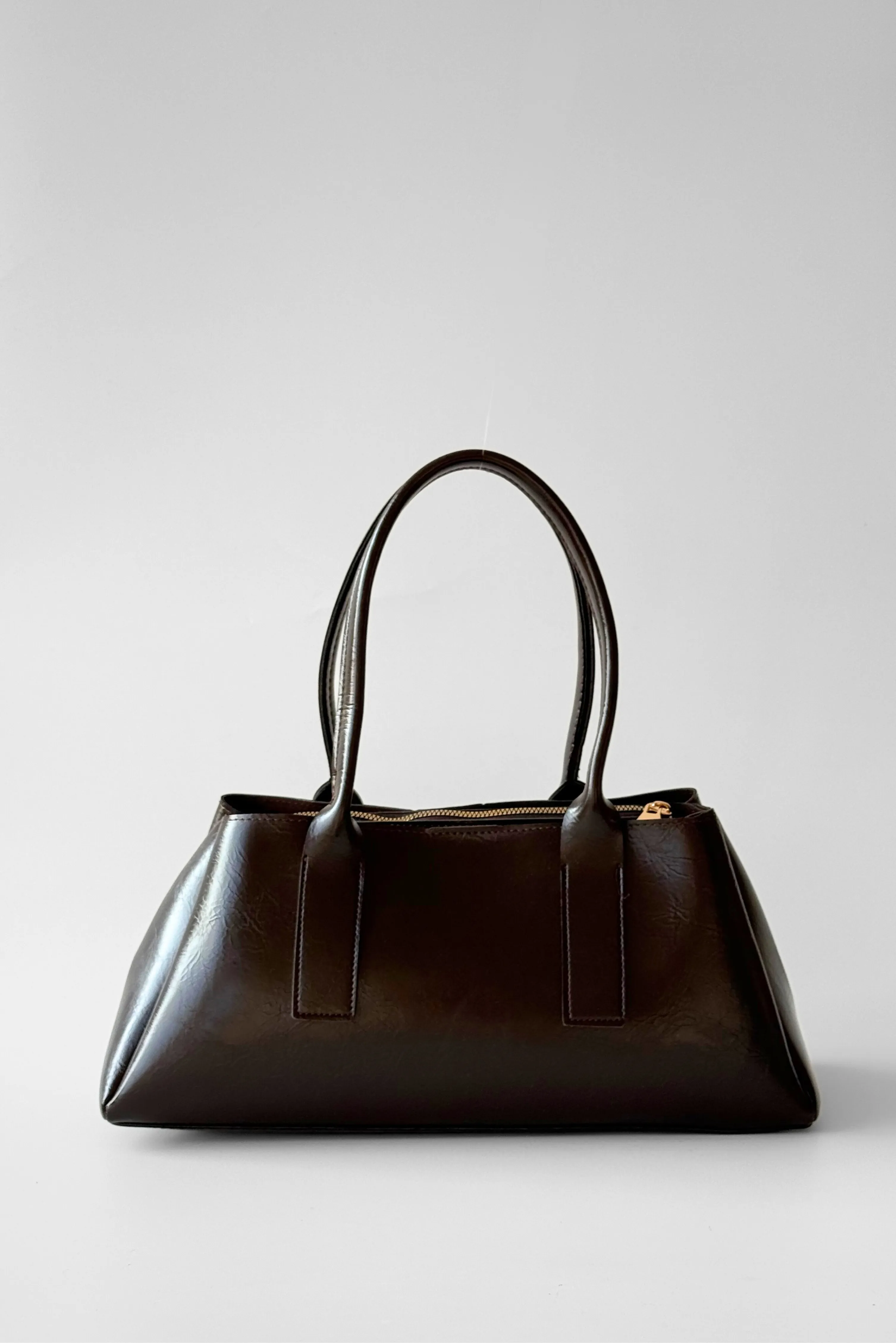 Viona Parlak Suni Deri Omuz ve El Çantası