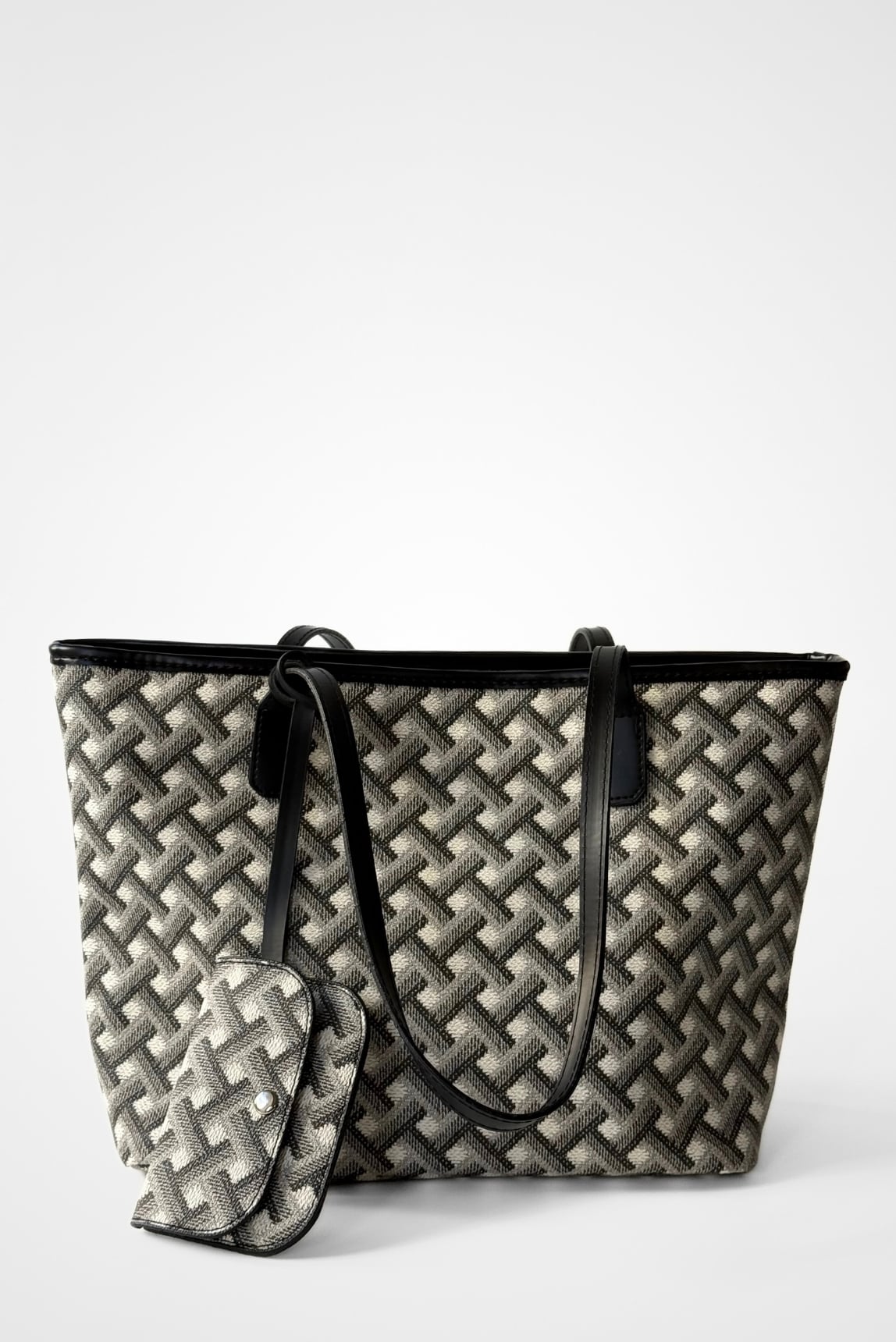 Desenli Shopper Tote Çanta