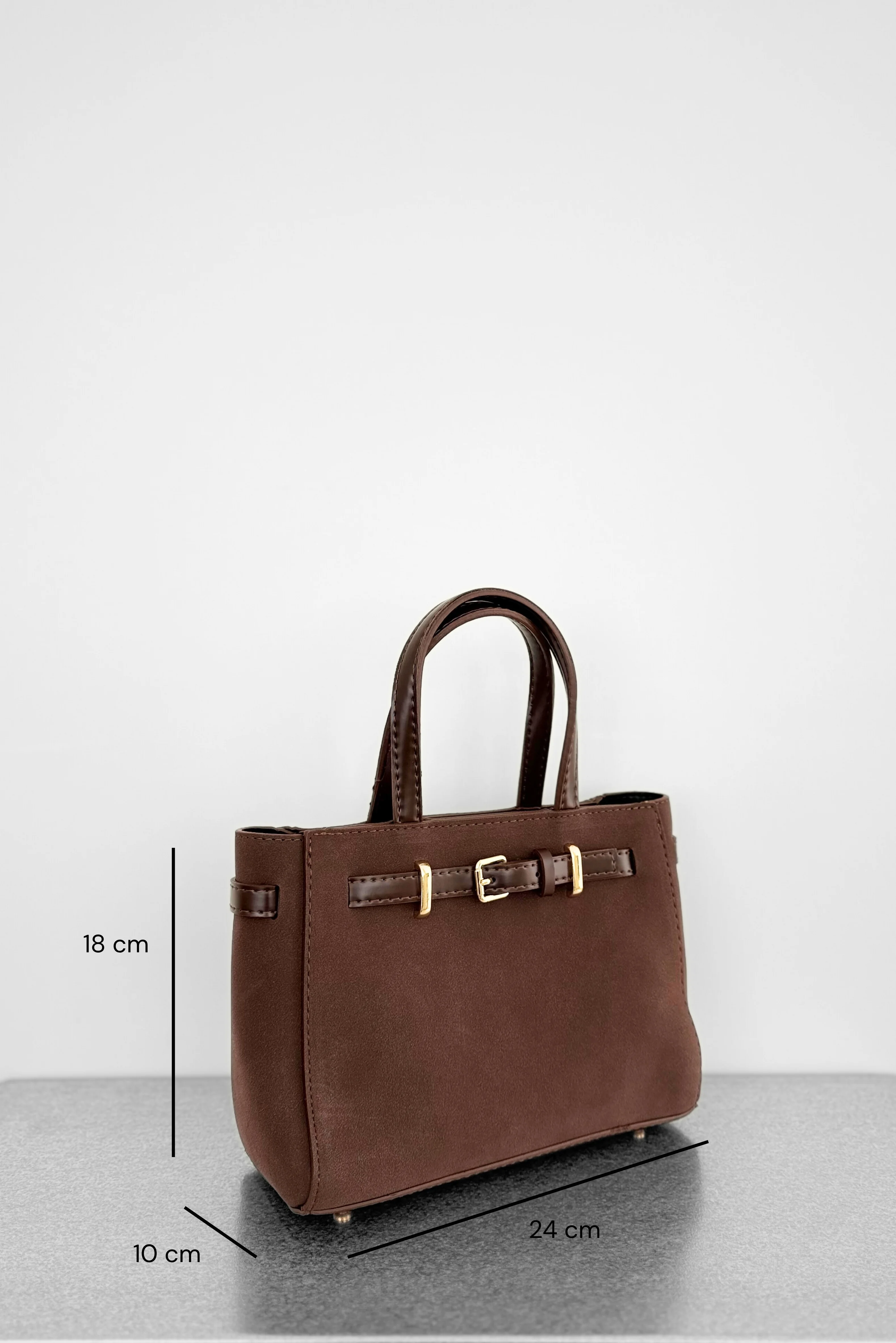 Mira Süet Çapraz Kullanımlı El ve Omuz Çantası