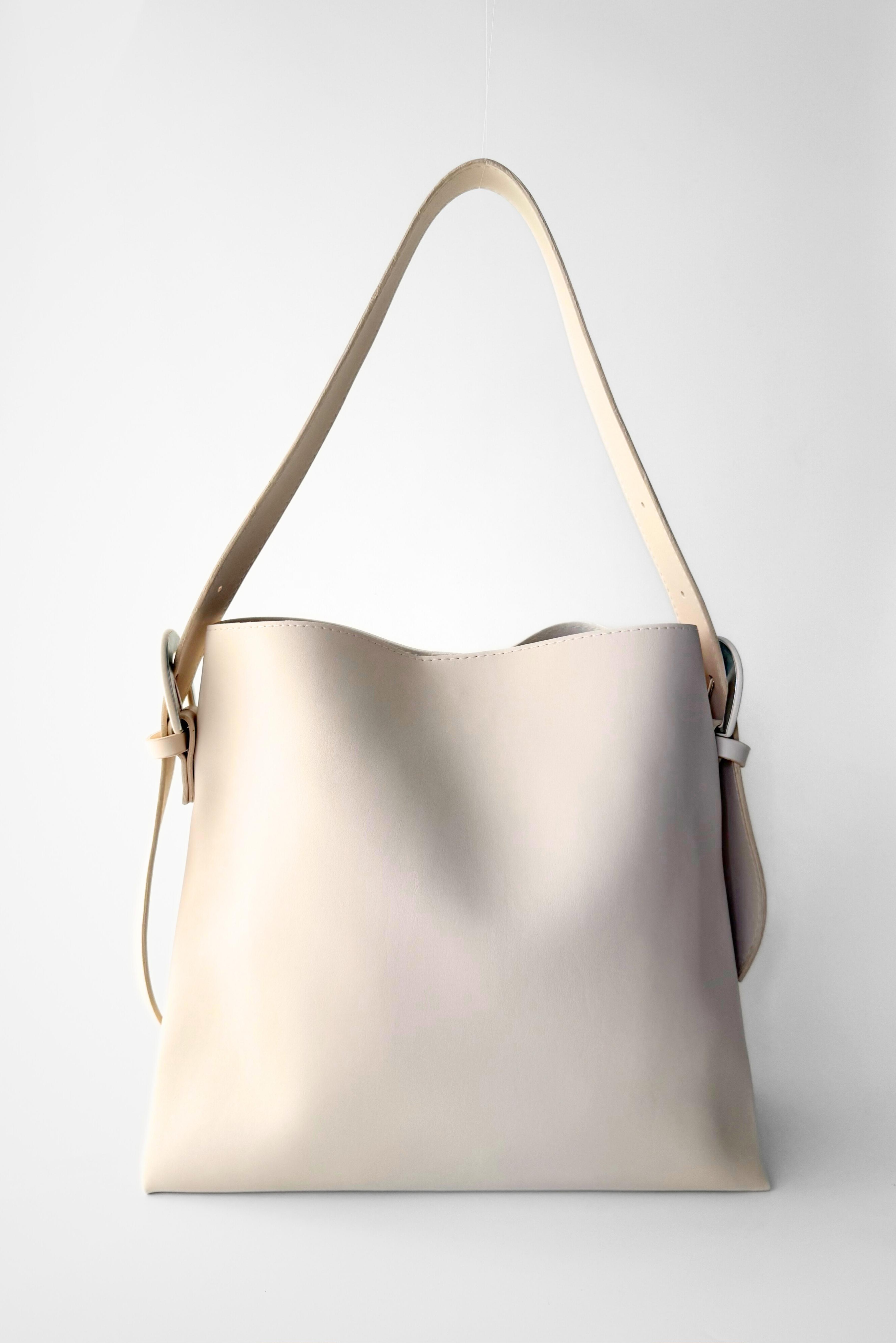 Nomu Toka Detaylı Shopper Çanta - krem