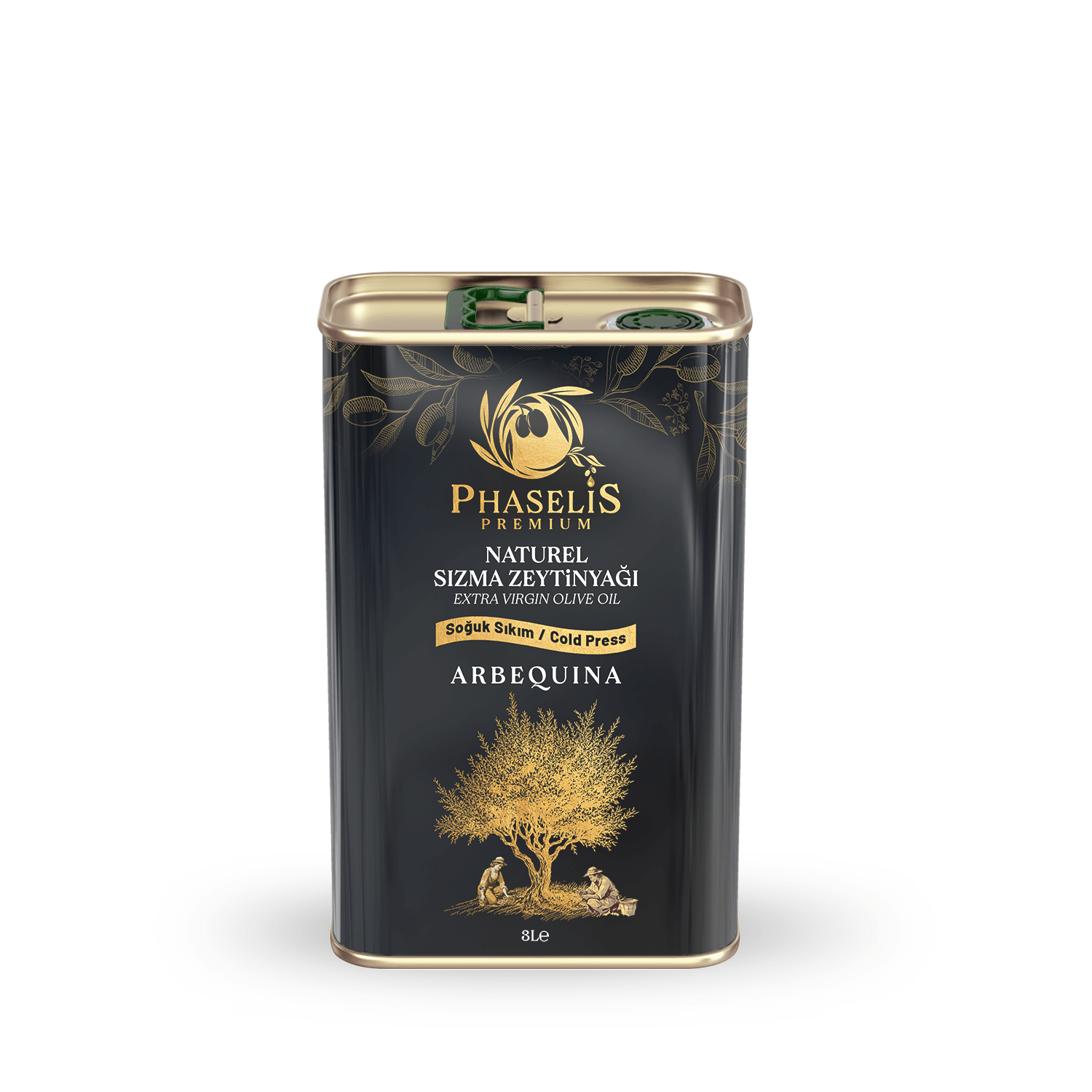 Premium Arbequina Soğuk Sıkım Zeytinyağı - 3L