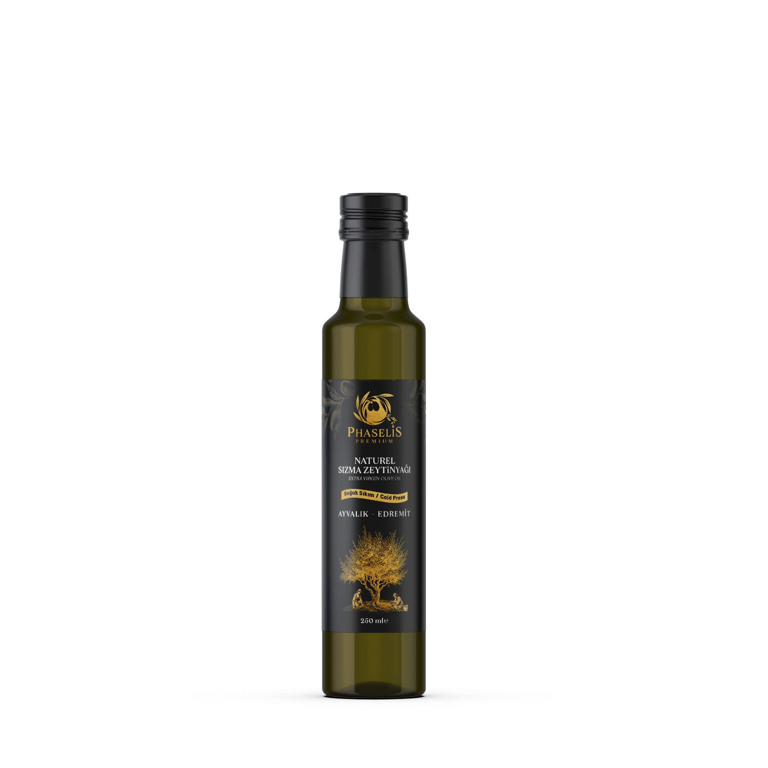 Premium Ayvalık Edremit Soğuk Sıkım Zeytinyağı - 250 mL