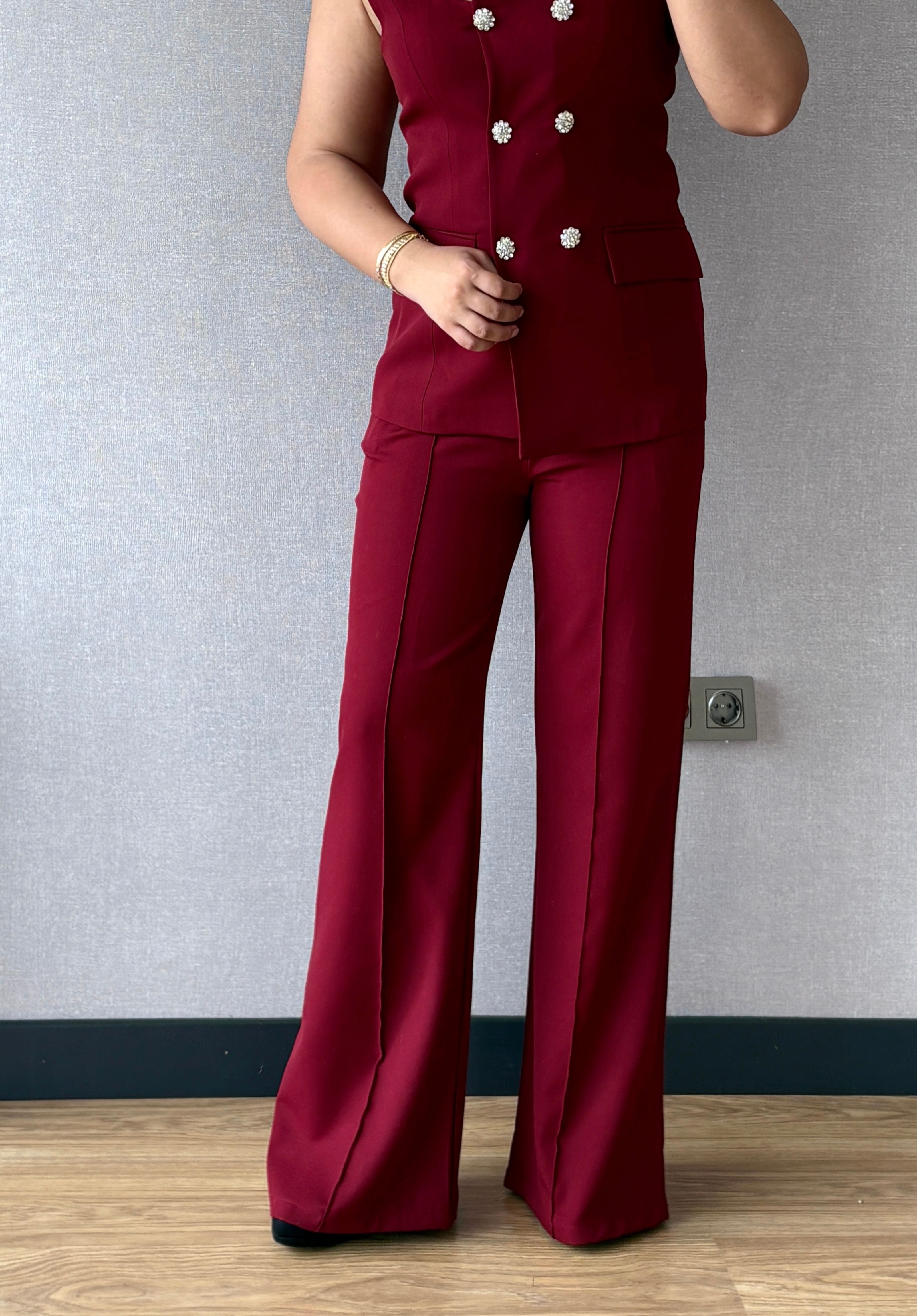 Beli Lastikli Detroit Pantolon