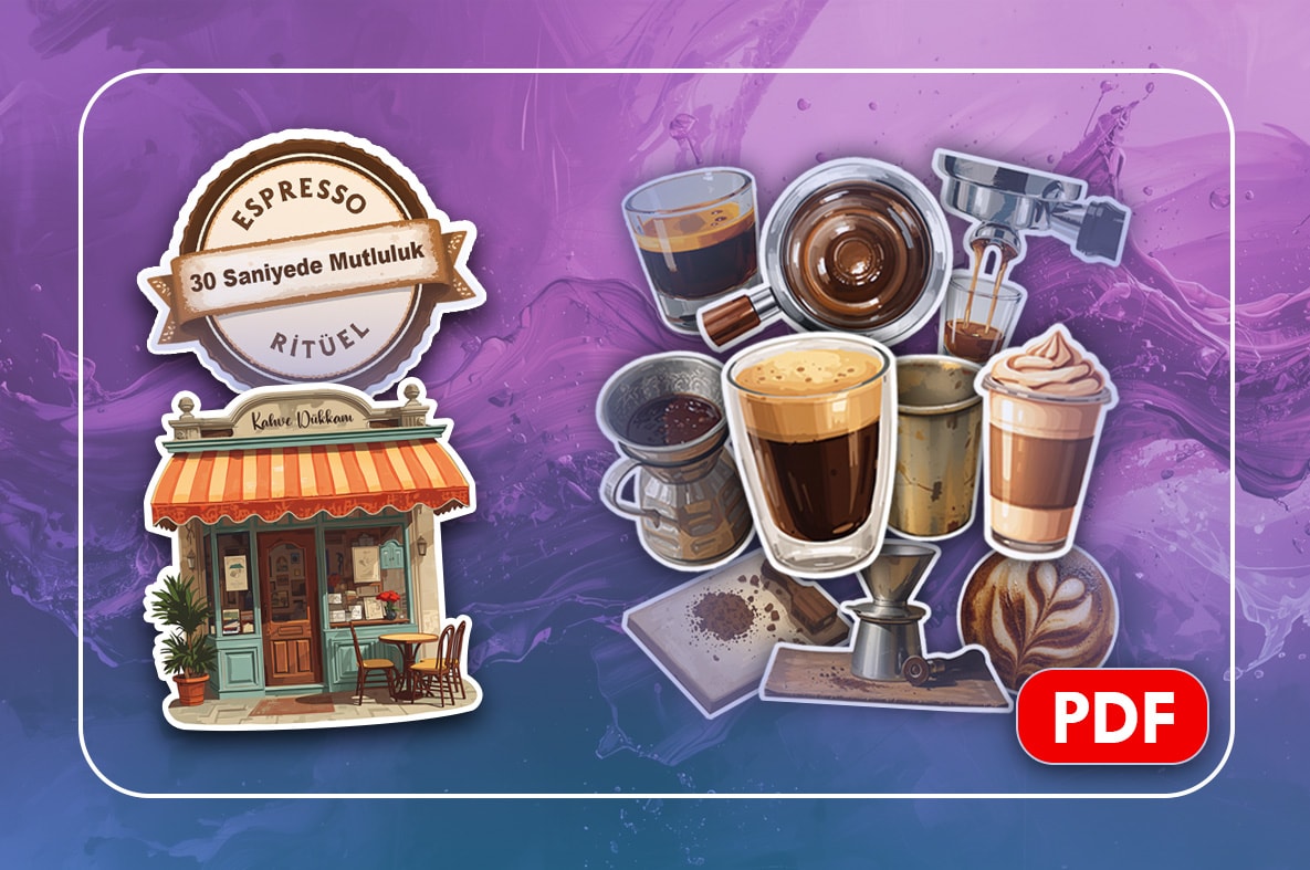 Dijital Espresso Stickerı