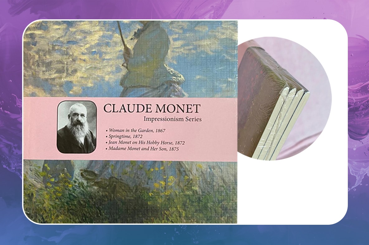 Impressionism Series - A5 / Claude Monet Dörtlü Defter Seti