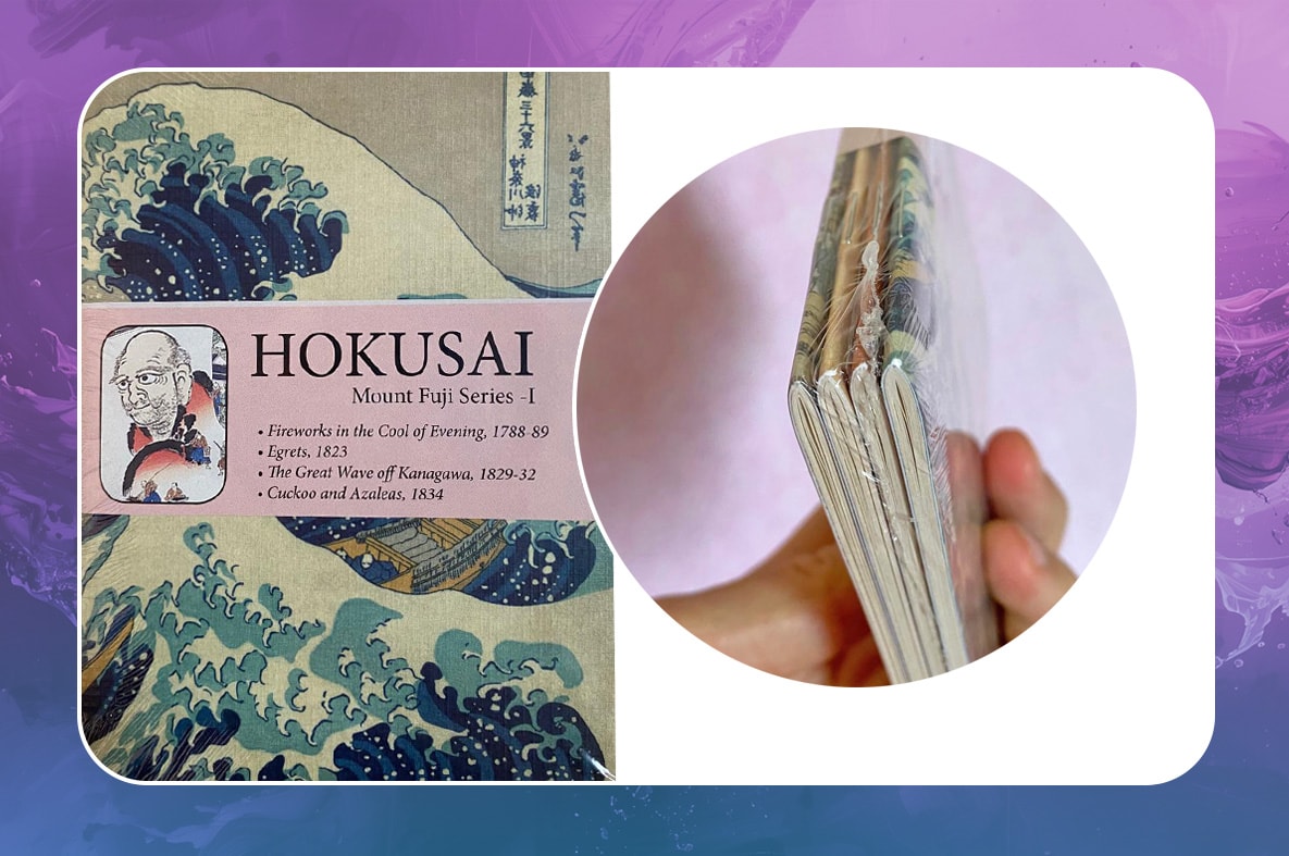 Mount Fuji Serisi - A6 / Hokusai Dörtlü Defter Seti