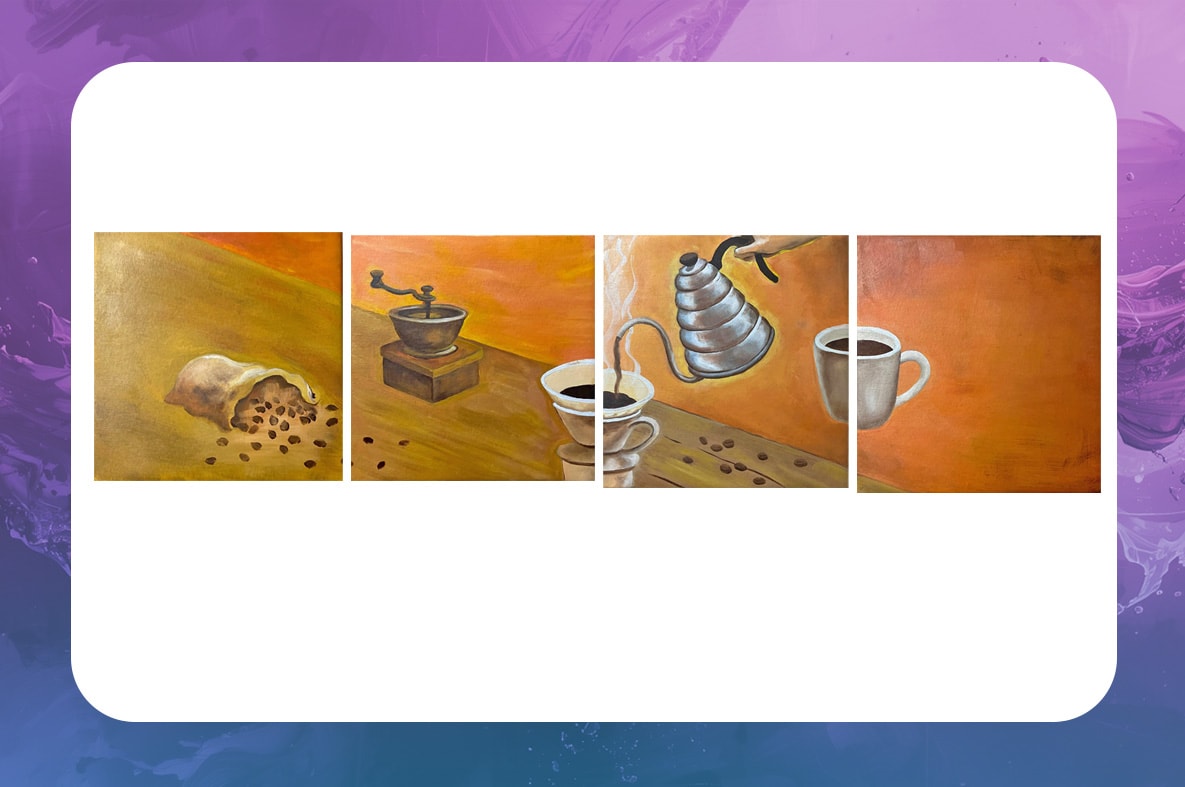 Yağlı Boya 'Çekirdekten Ritüele' 4'lü Set