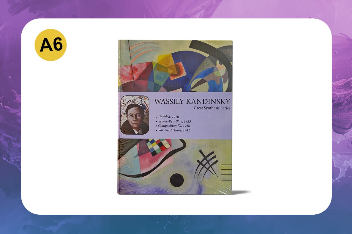 Great Synthesis Series - A6 / Wassily Kandinsky Dörtlü Defter Seti