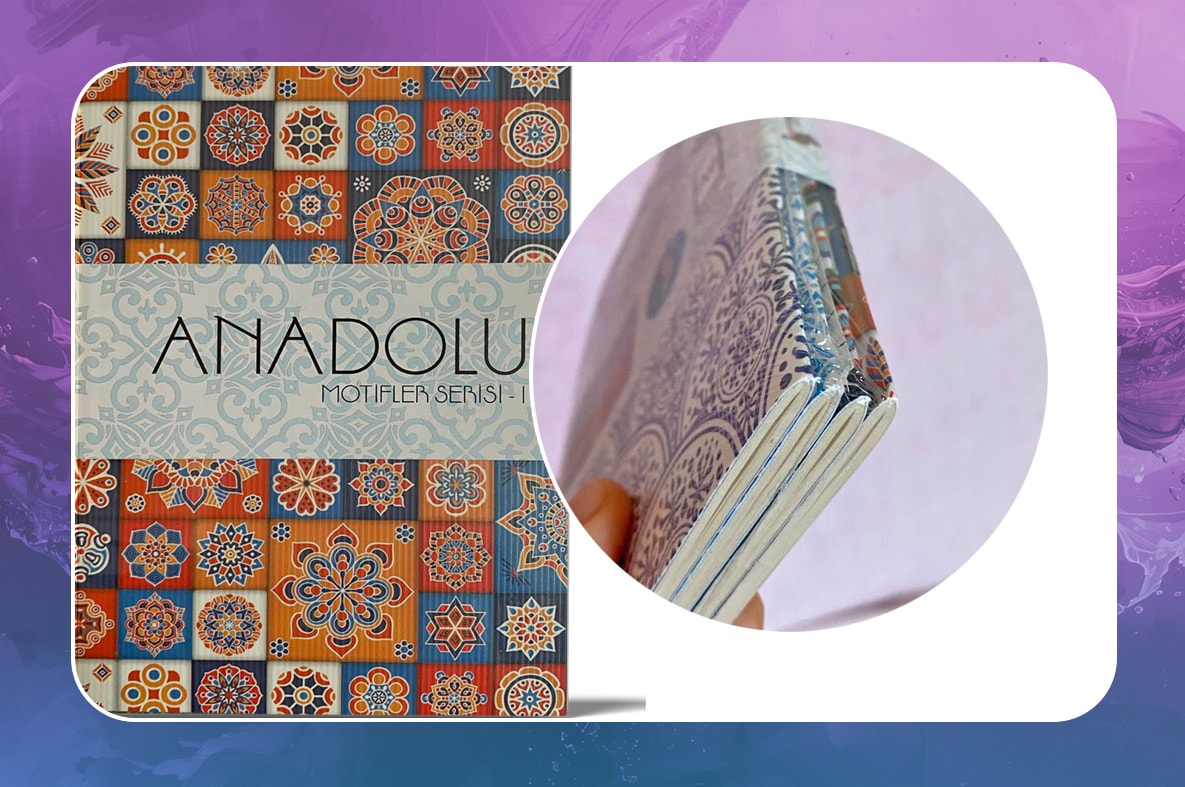 Anadolu Motifleri - A6 / Dörtlü Defter Seti