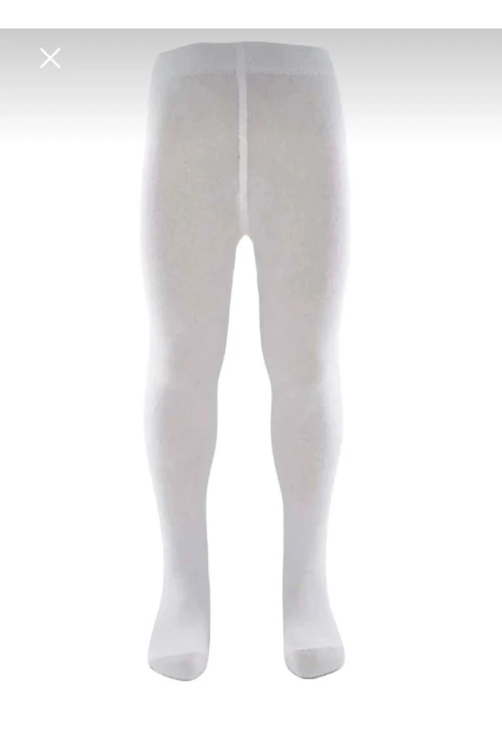 Ekinoks Havlu Termal %100 Pamuk 3 adet Beyaz Kilotlu Çocuk Çorabı 0-14 Yaş 100-H