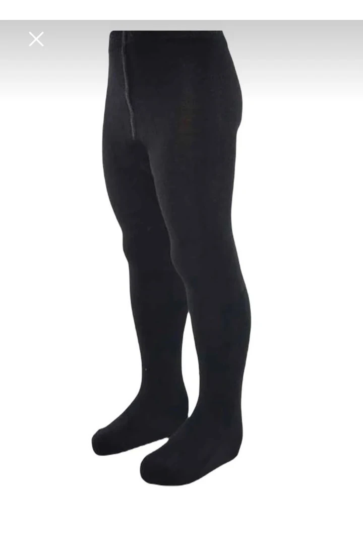 Ekinoks Havlu Termal %100 Pamuk 3 adet Siyah Kilotlu Çocuk Çorabı 0-14 Yaş 100-S