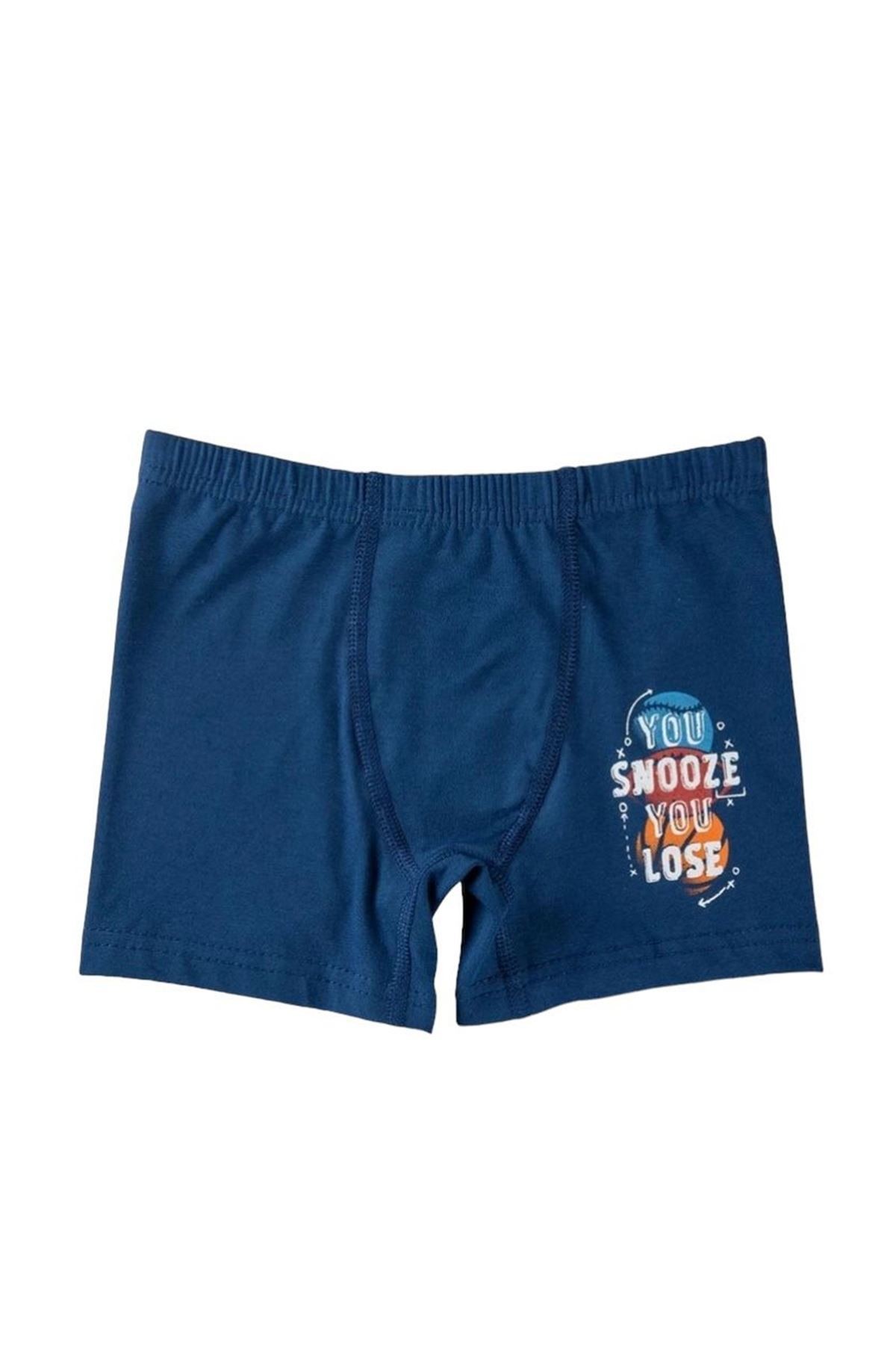 Baykar Karışık Desen 3lü Erkek Çocuk Boxer Seti 3362
