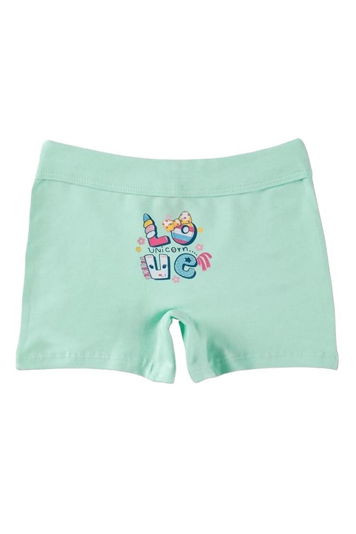 Baykar Karışık Desen 3lü Kız Çocuk Boxer Seti 5693