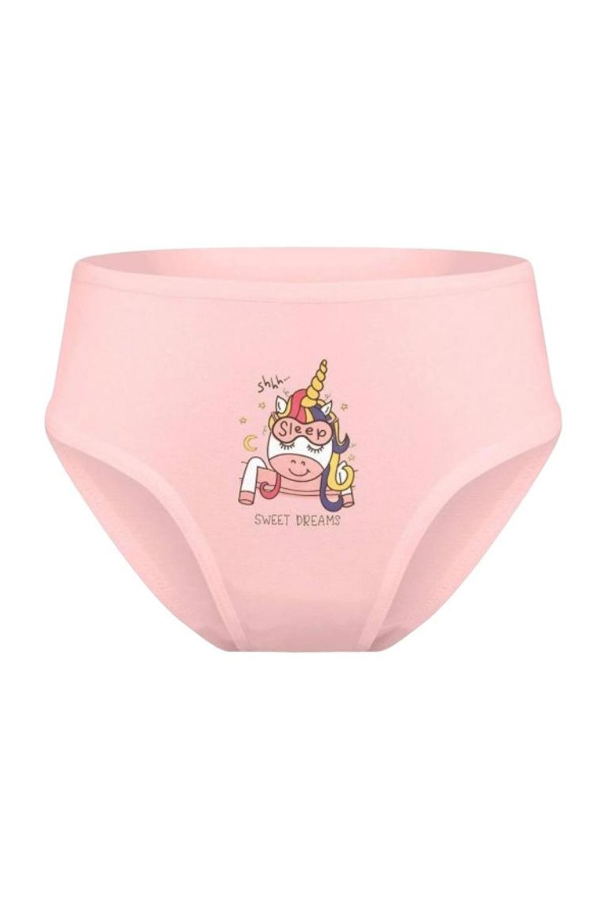 Baykar Karışık Desen 3lü Kız Çocuk Slip Seti 5690