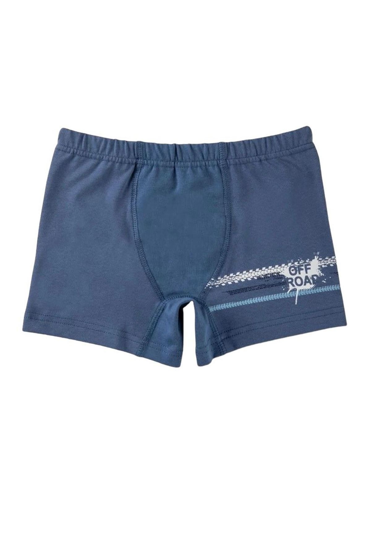 Baykar Karışık Desen 3lü Erkek Çocuk Boxer Seti 3378