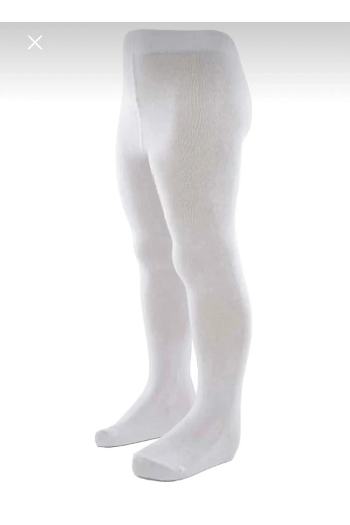 Ekinoks Havlu Termal %100 Pamuk 3 adet Beyaz Kilotlu Çocuk Çorabı 0-14 Yaş 100-H