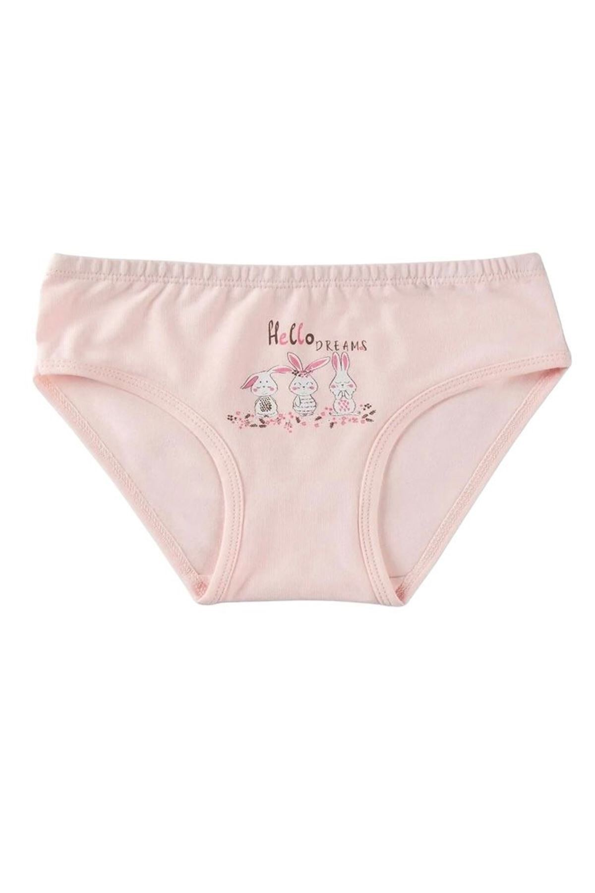 Baykar Karışık Desen 3lü Kız Çocuk Slip Seti 5650
