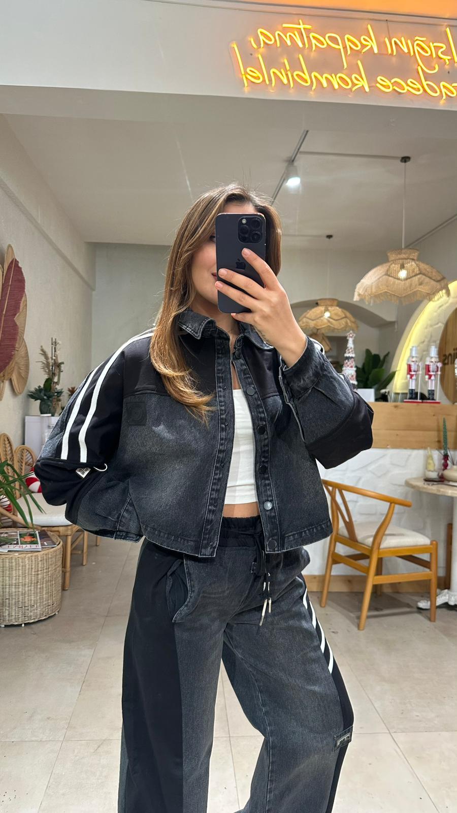 Yandan Şeritli Ceket