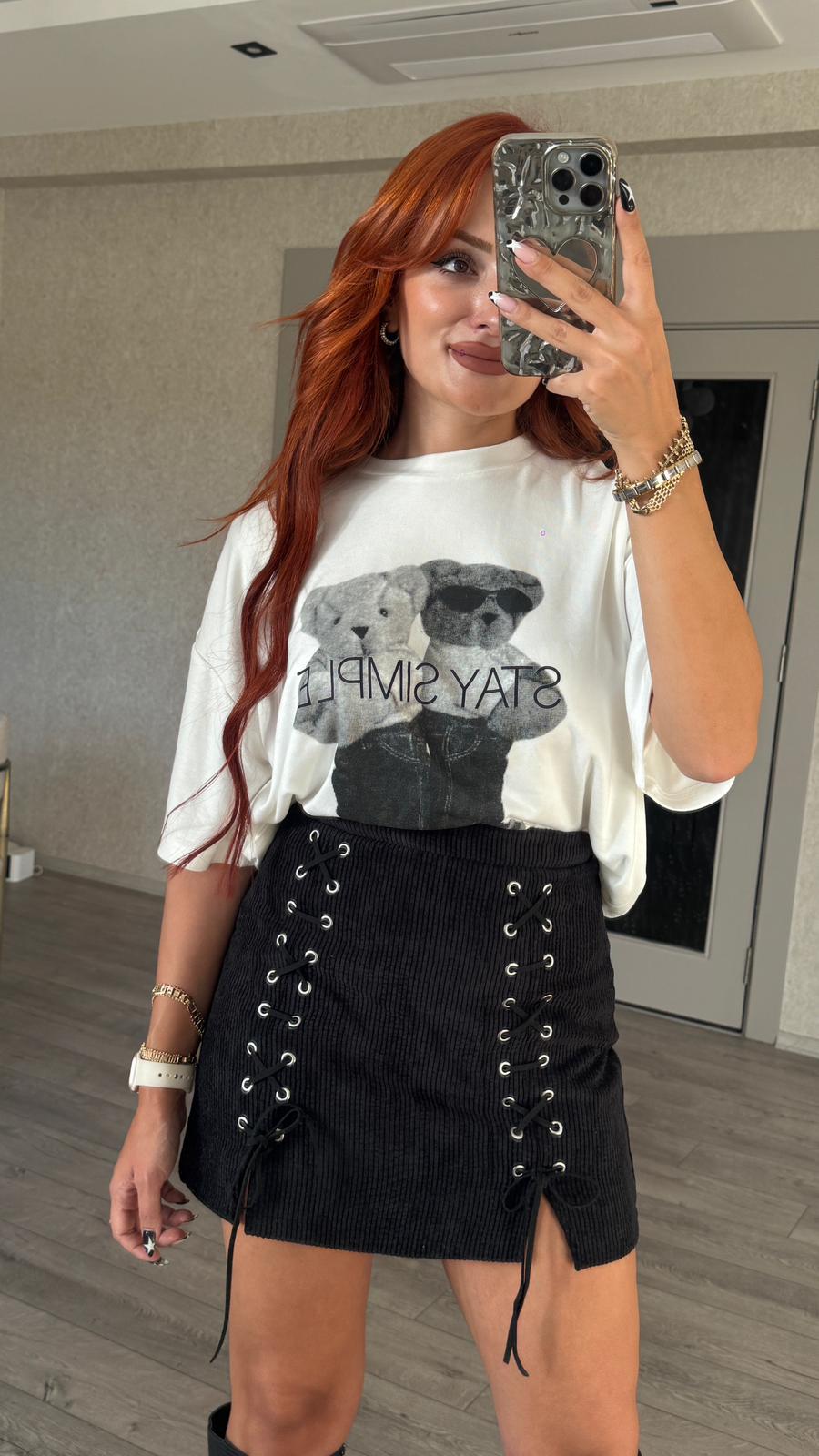Ayıcık Baskılı Tshirt 