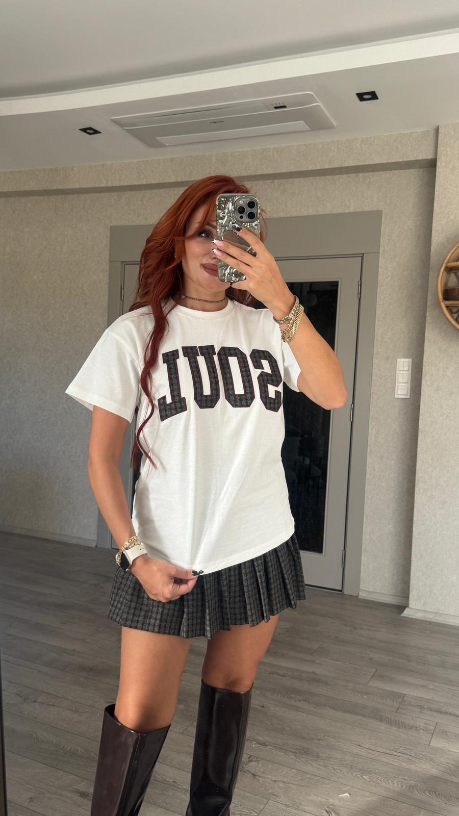 Soul Yazılı Tshirt