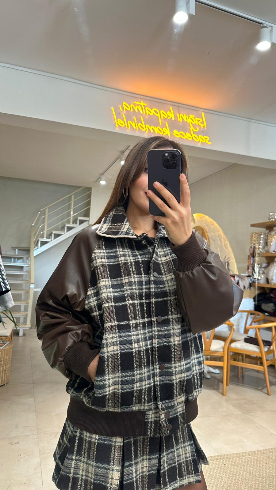 Matchli Bomber Ceket