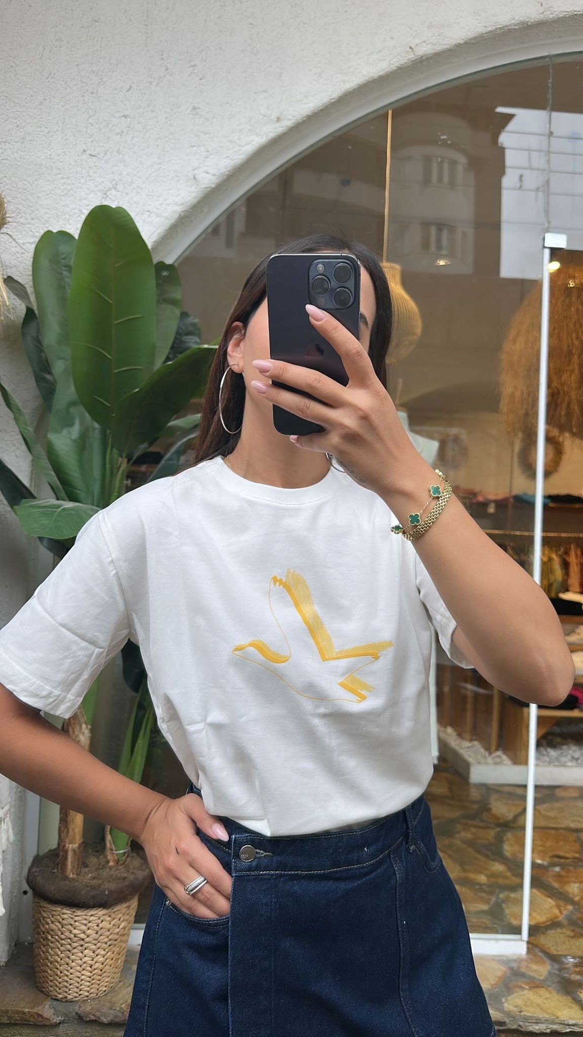 B Kuş Tshirt - Sarı