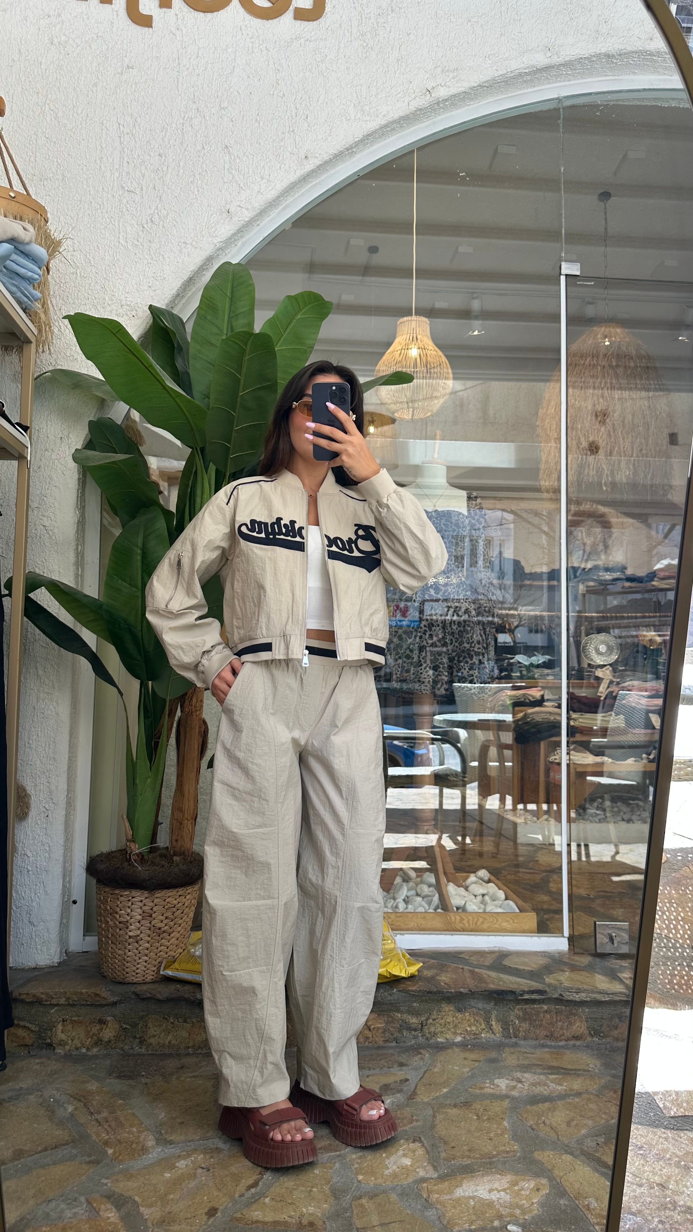 Paraşüt kumaş pantolon 