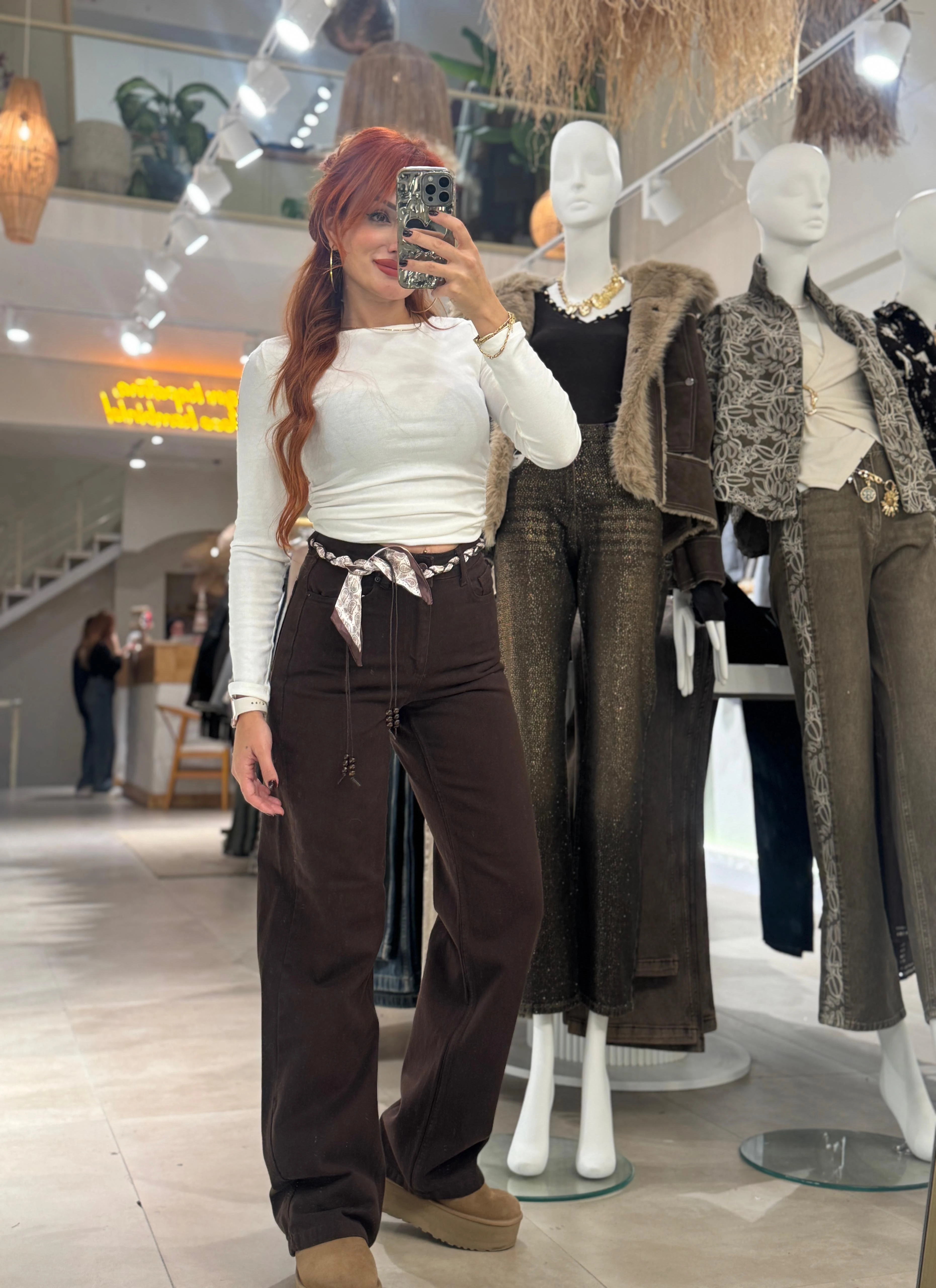 Dikişli Paça Relax Jean