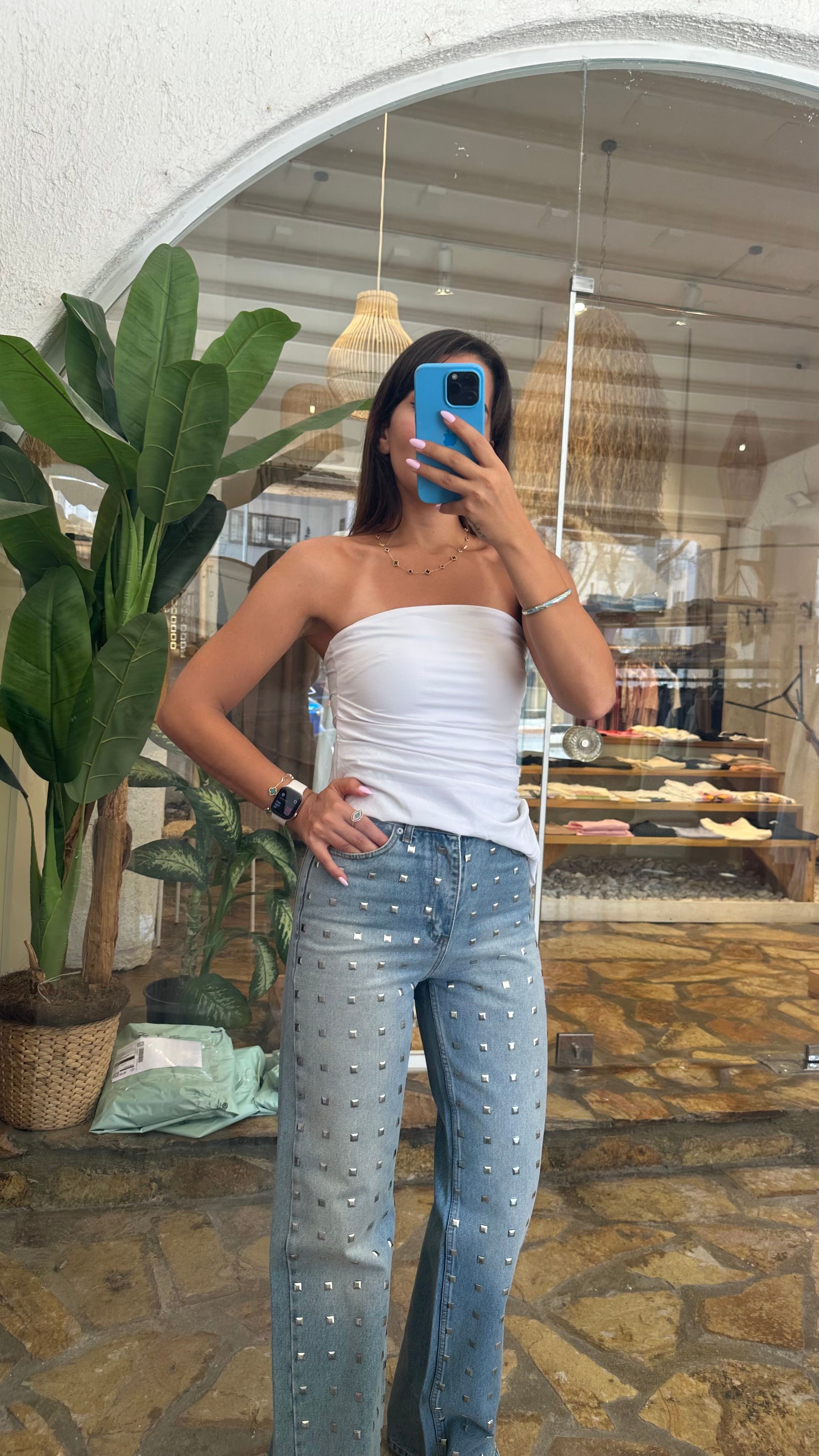 Zımbalı jean 