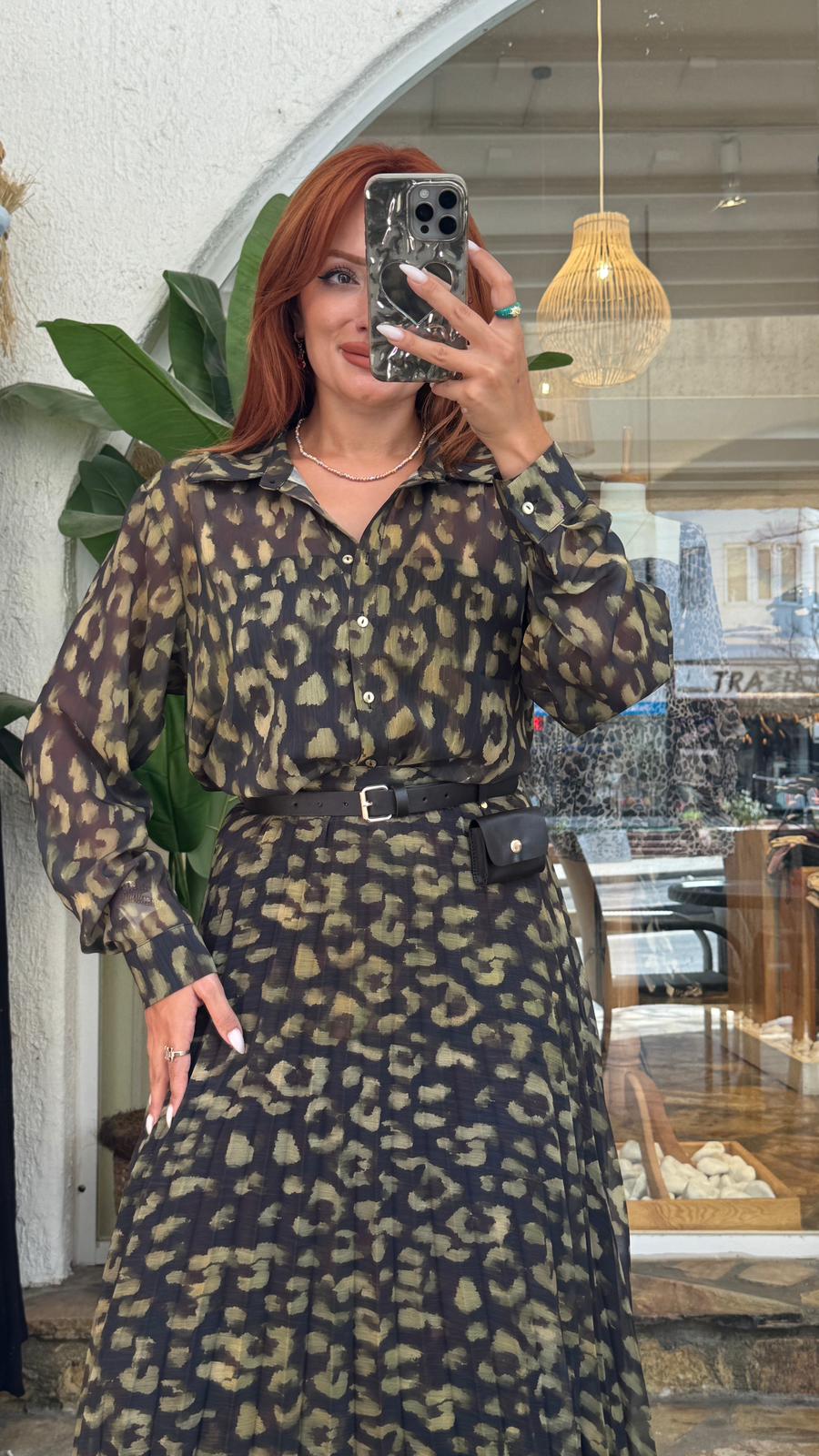 Leoapar Desenli Gömlek 