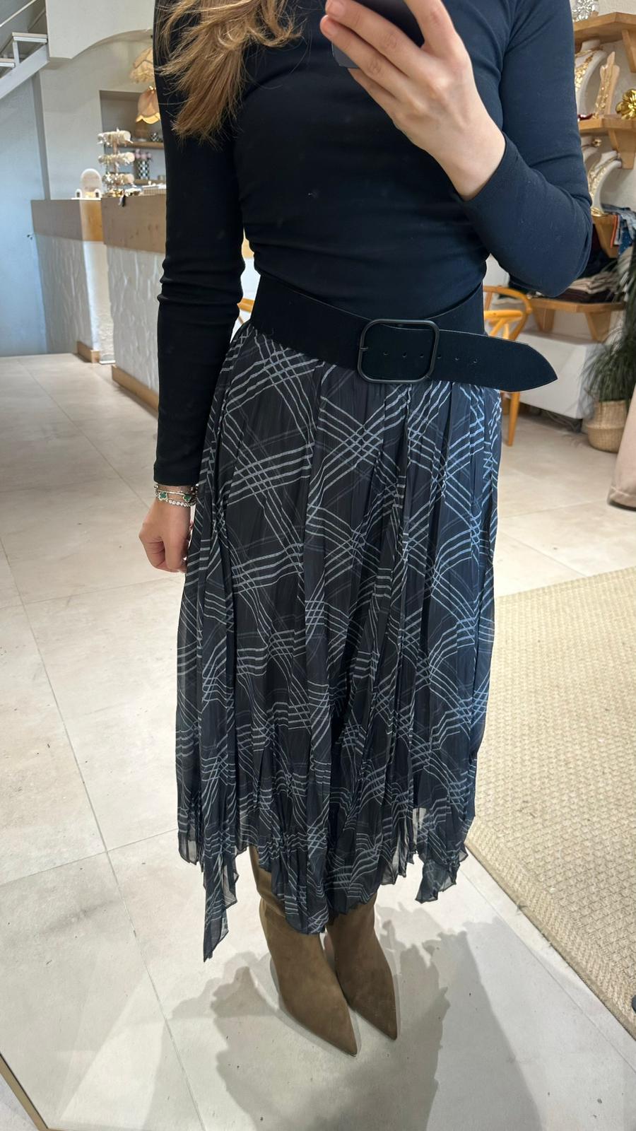 Asimetrik Etek - Antrasit