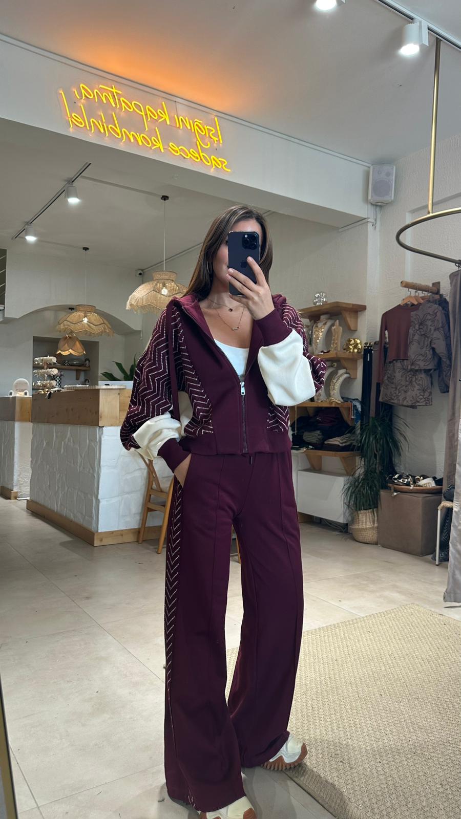 Triko Detay Eşofman Takımı