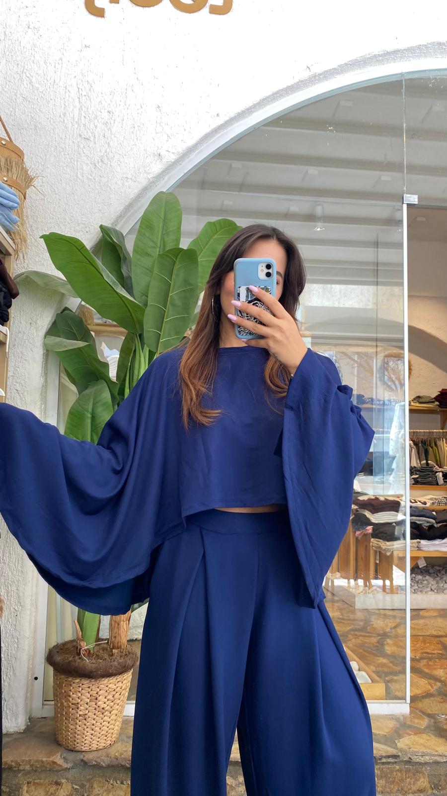 Yarasa Kol Modal Takım - lacivert