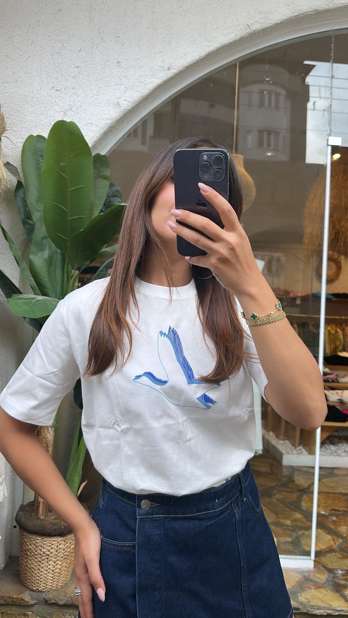 B Kuş Tshirt - Mavi