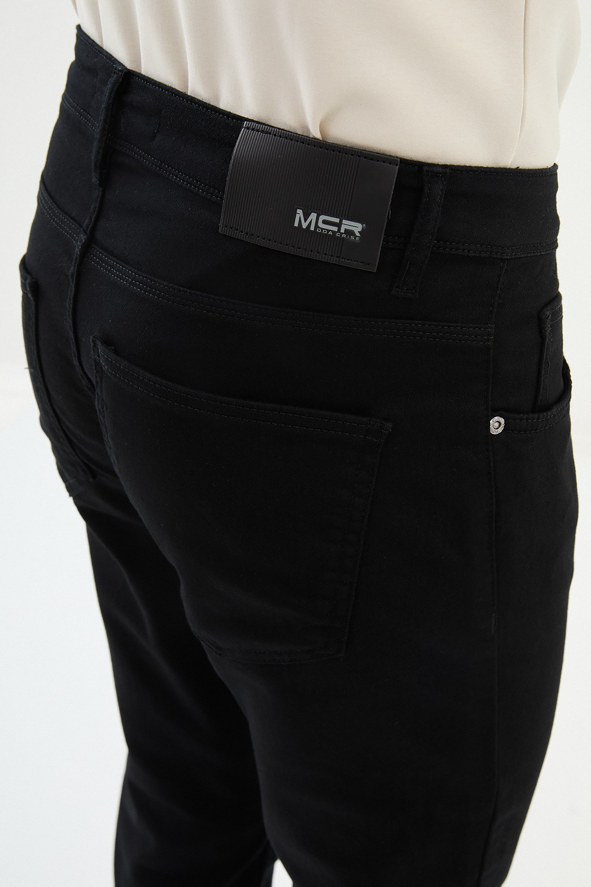 Düz Super Slim Fit Erkek Kot Pantolon